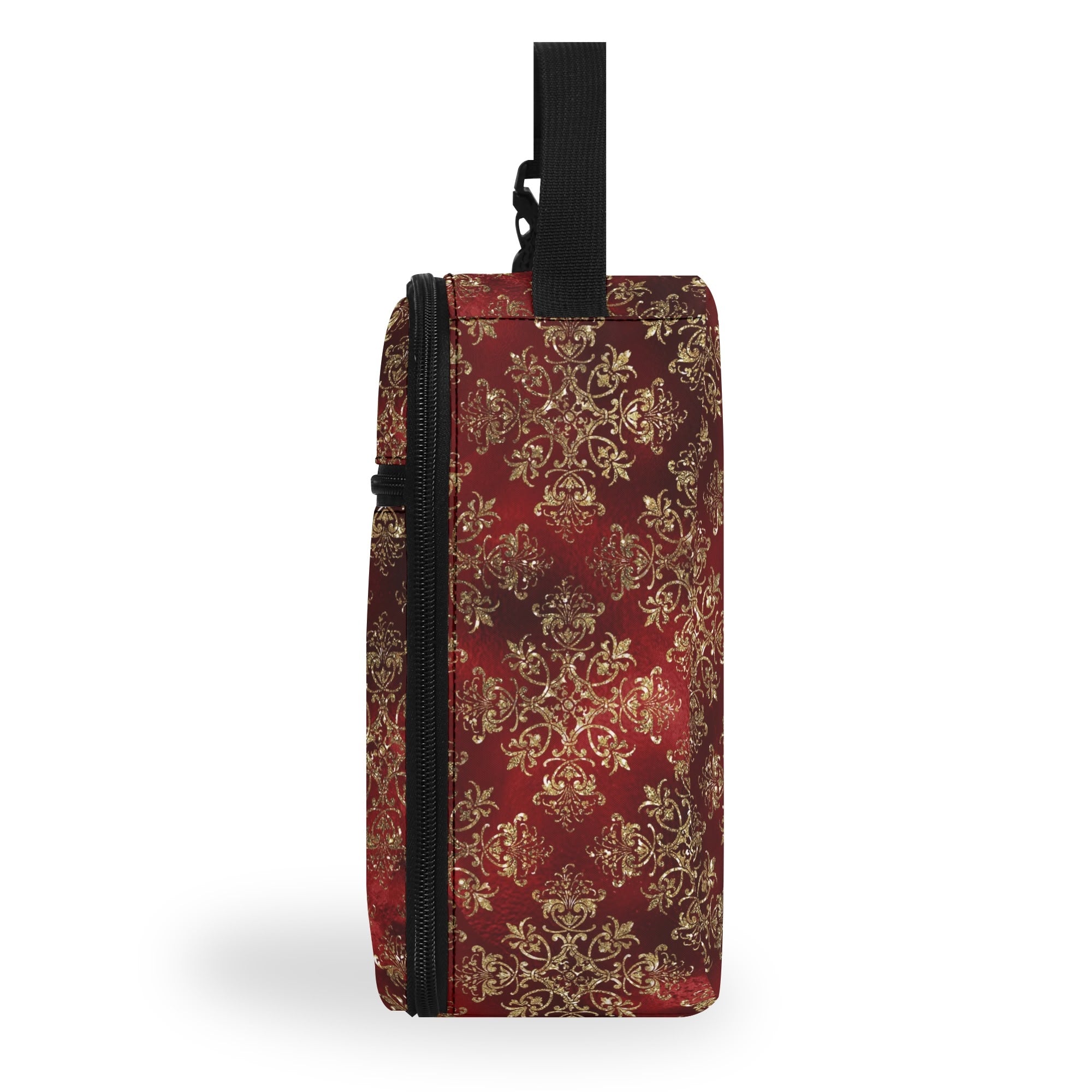 Christmas Wrapping Paper Insulated Lunch Bag - Offbeat Sweetie