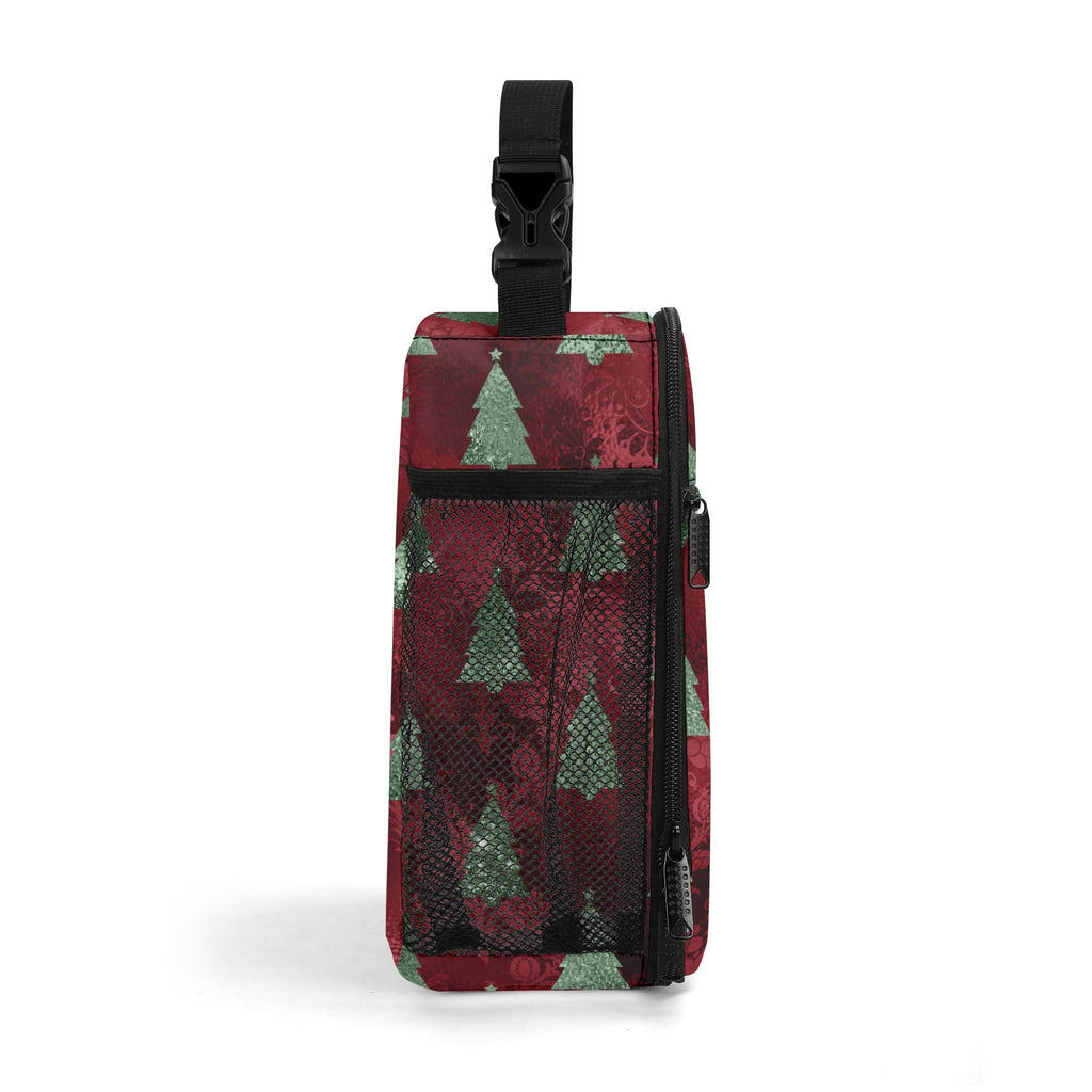 Glam Christmas Insulated Lunch Bag - Offbeat Sweetie