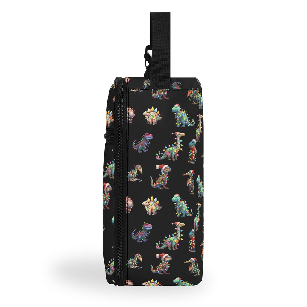Dinos In Lights Insulated Lunch Bag - Offbeat Sweetie