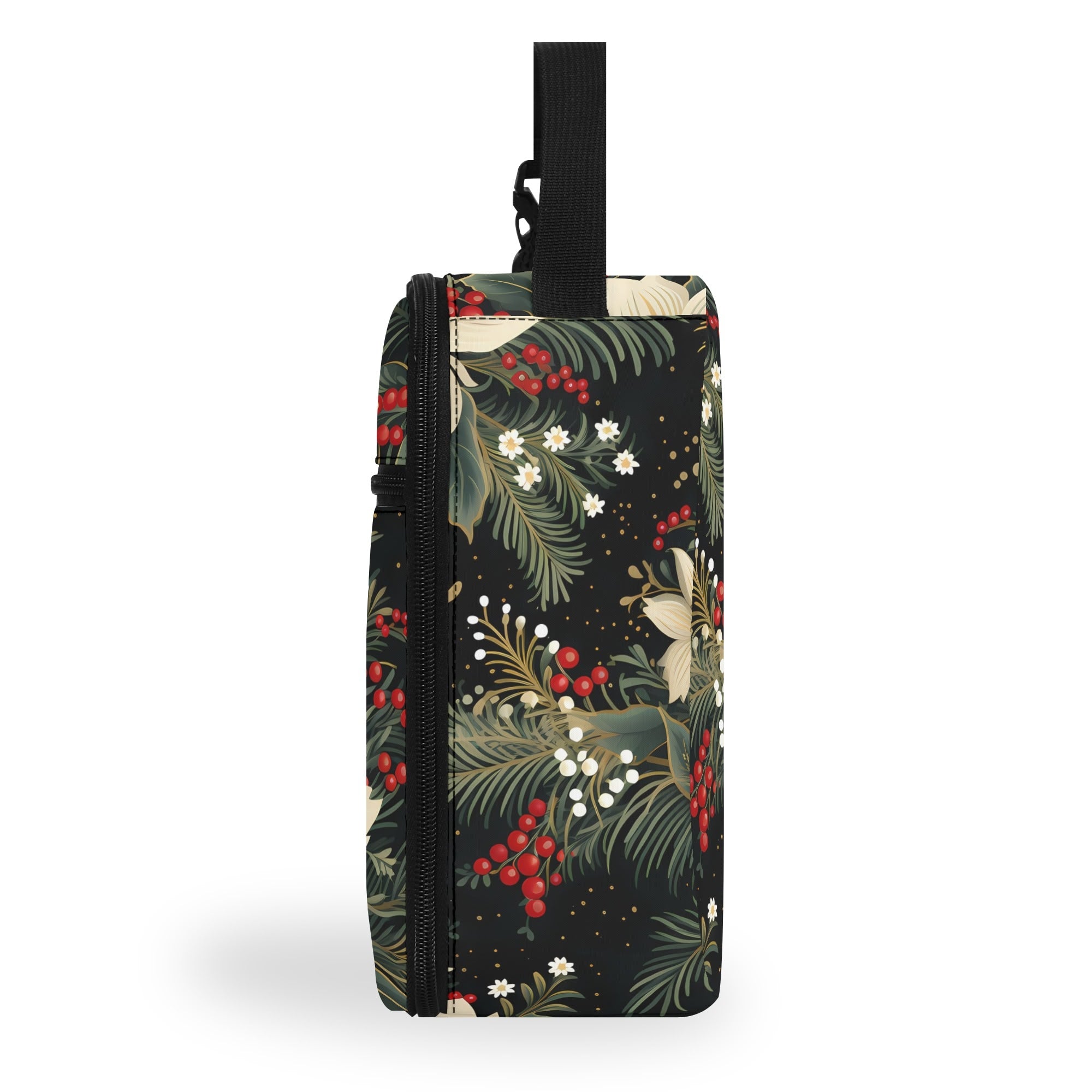 Christmas Flora Insulated Lunch Bag - Offbeat Sweetie