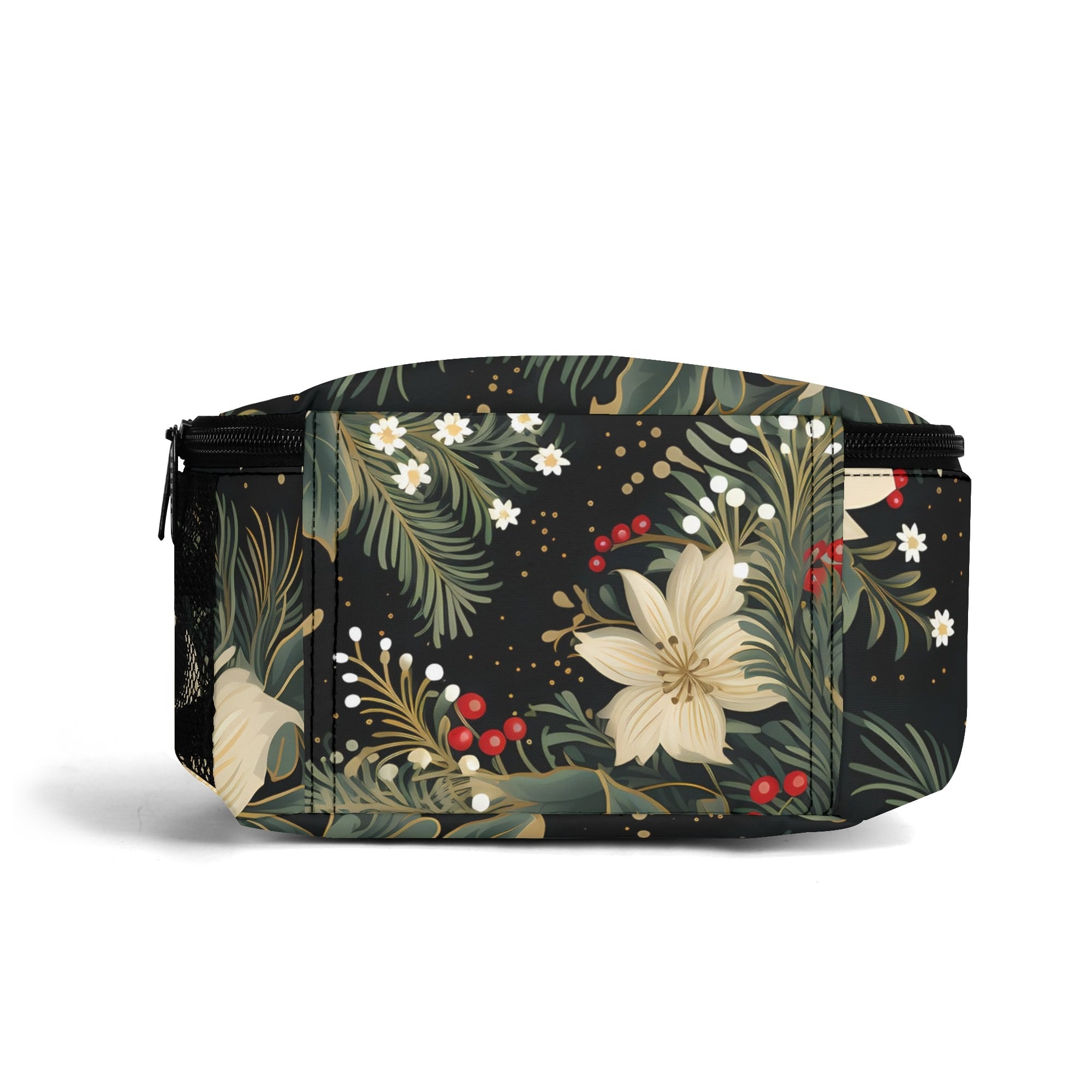 Christmas Flora Insulated Lunch Bag - Offbeat Sweetie
