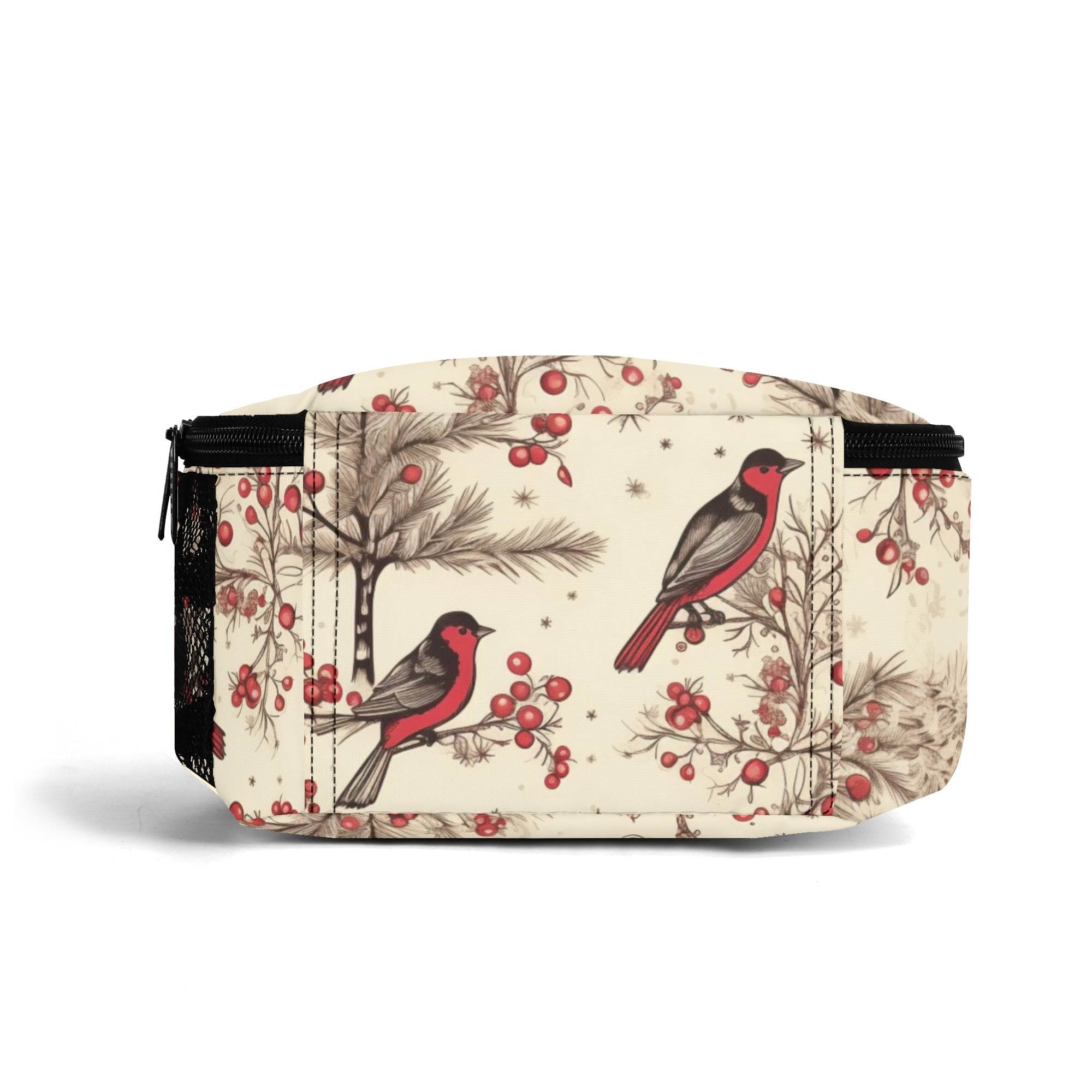 Christmas Birds Insulated Lunch Bag - Offbeat Sweetie