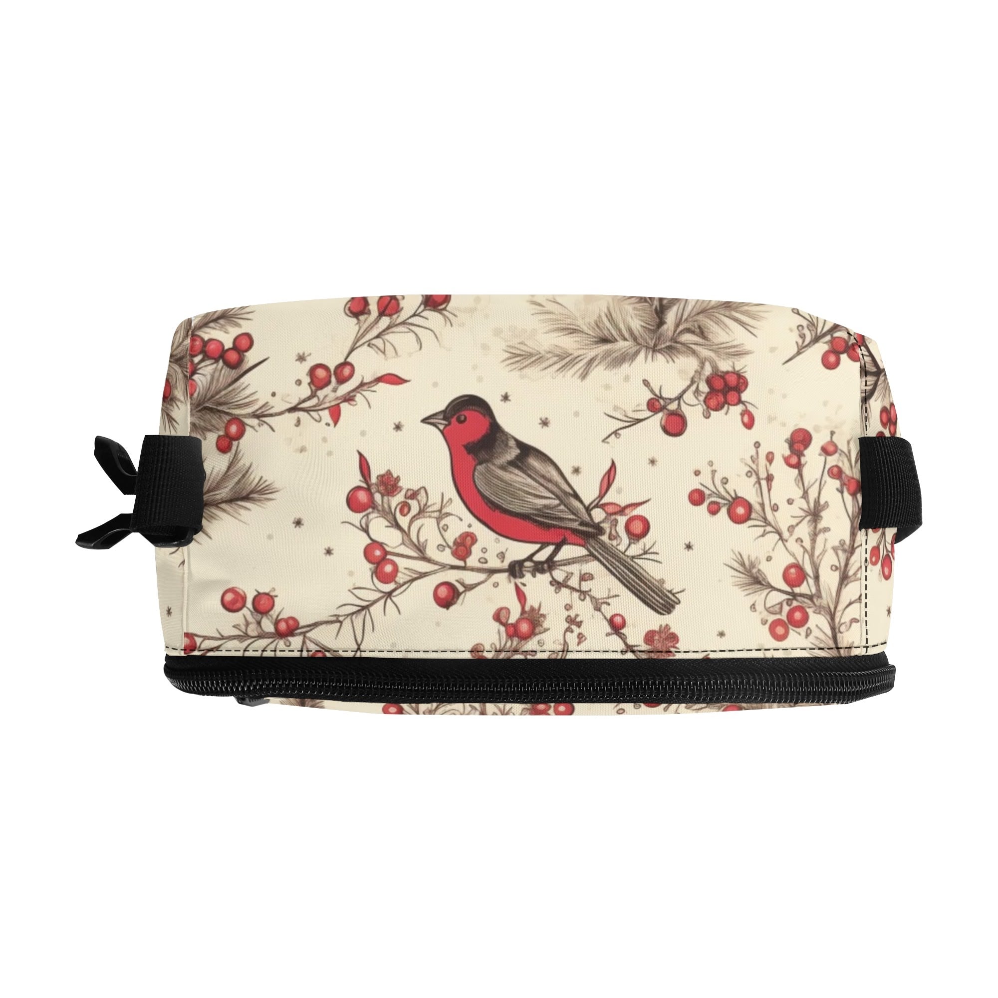 Christmas Birds Insulated Lunch Bag - Offbeat Sweetie