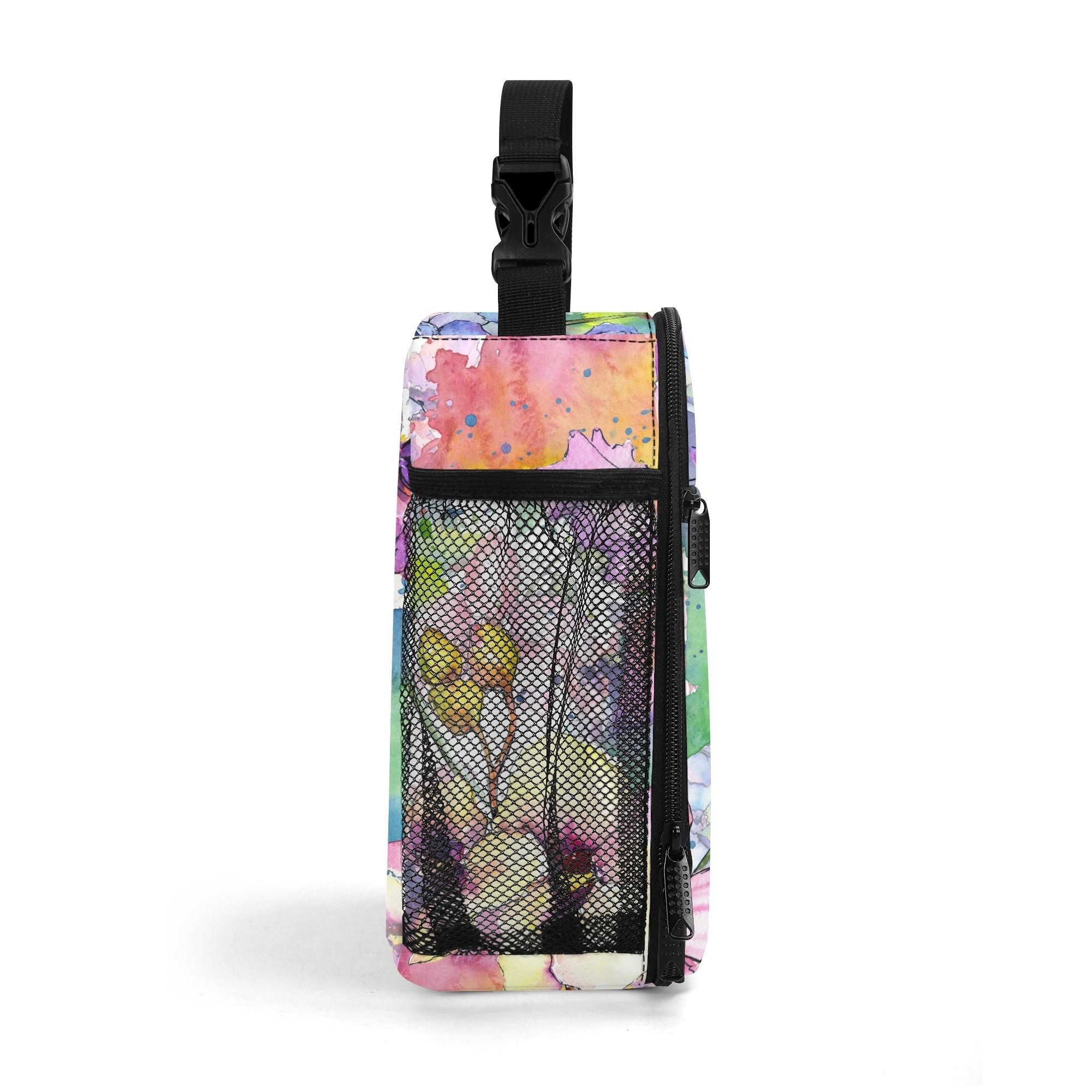 Watercolour Flowers Insulated Lunch Bag - Offbeat Sweetie