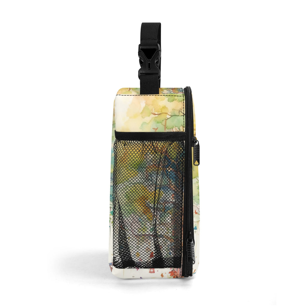 Tree Library Insulated Lunch Bag - Offbeat Sweetie