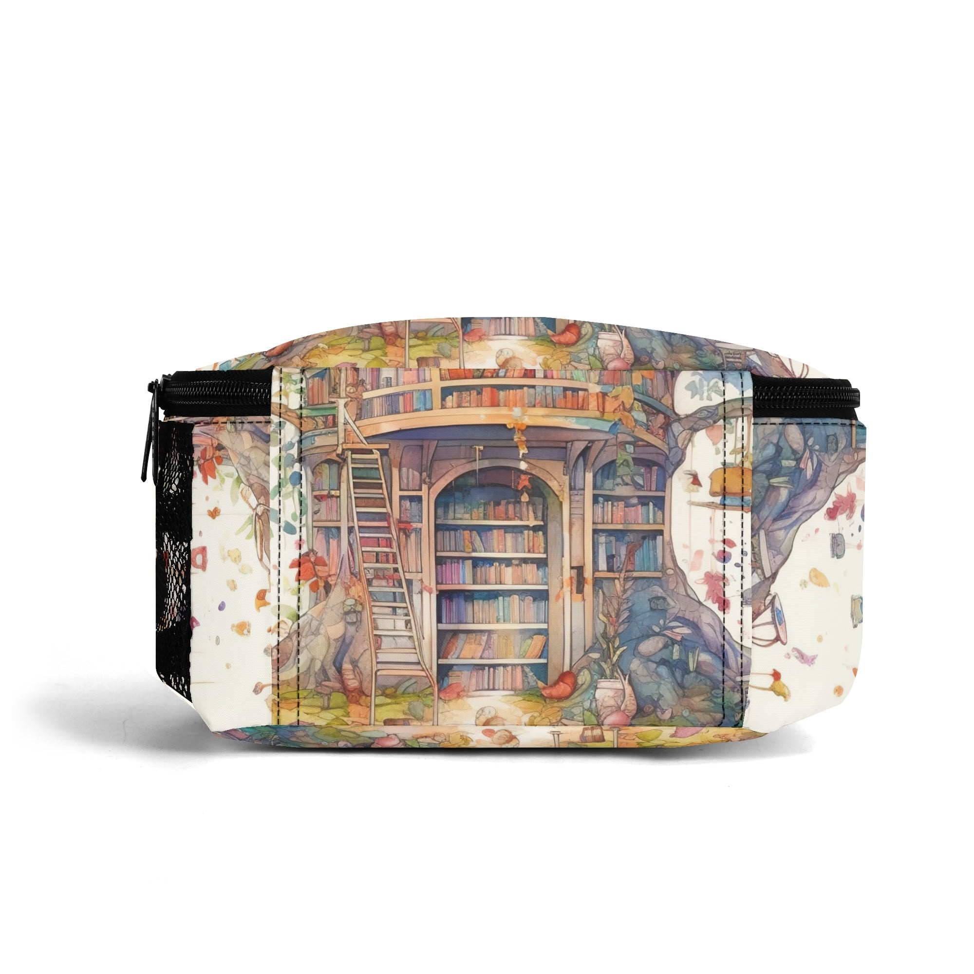 Tree Library Insulated Lunch Bag - Offbeat Sweetie