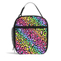Rainbow Leopard Insulated Lunch Bag - Offbeat Sweetie