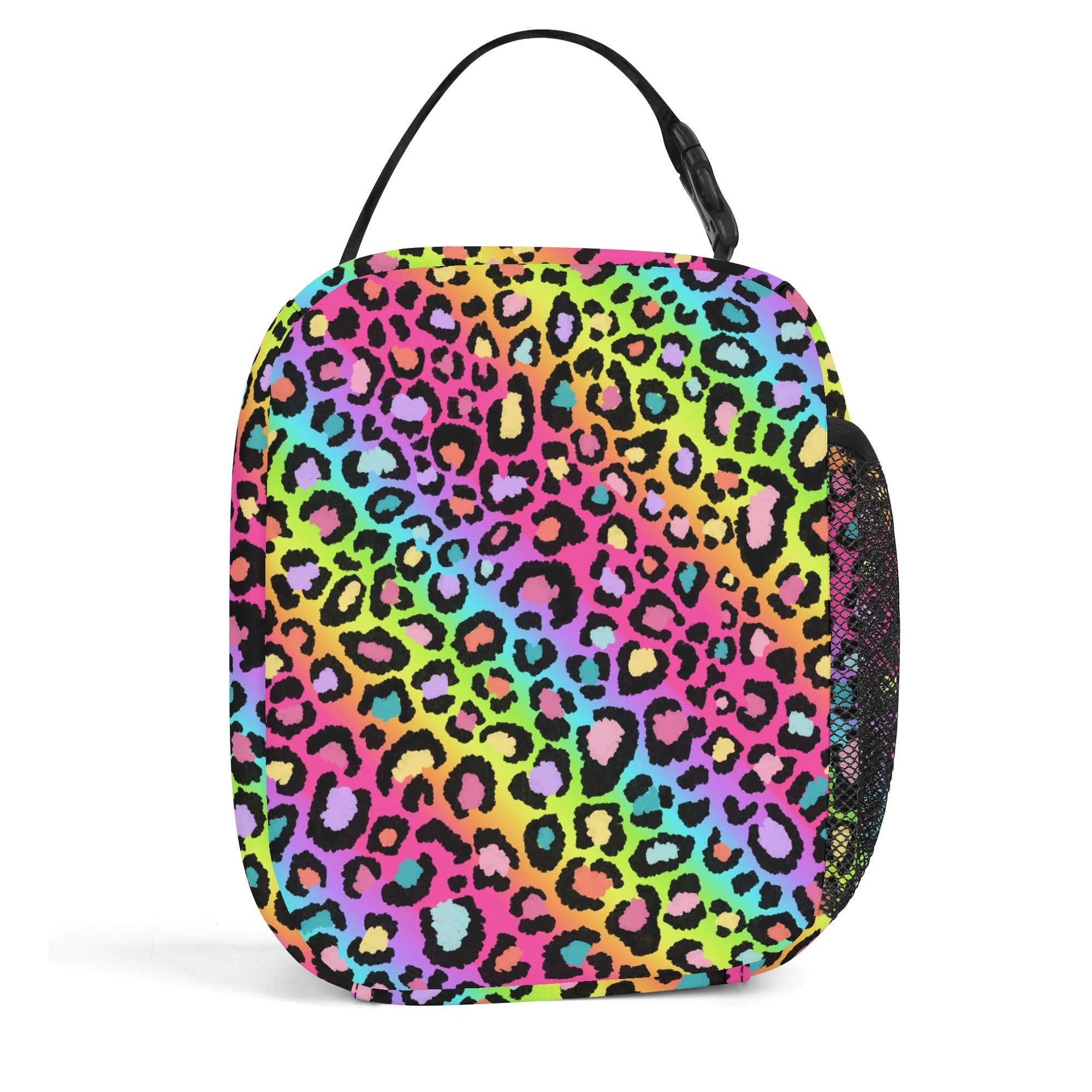 Rainbow Leopard Insulated Lunch Bag - Offbeat Sweetie