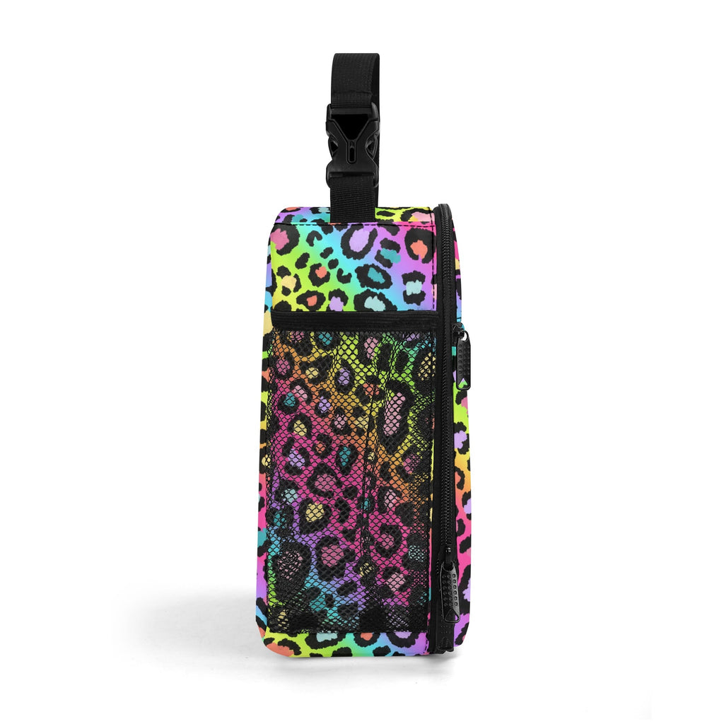 Rainbow Leopard Insulated Lunch Bag - Offbeat Sweetie
