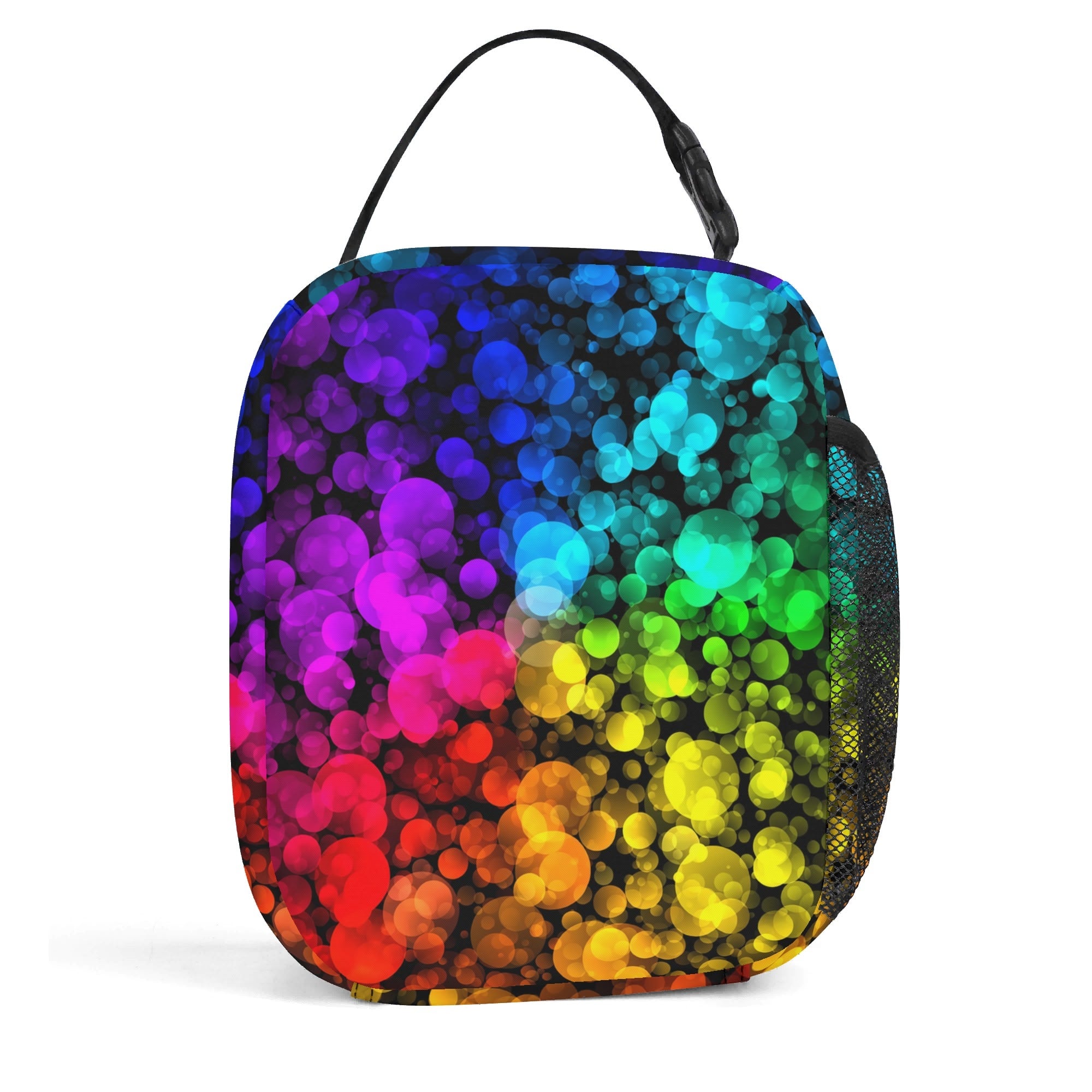 Rainbow Bubbles Insulated Lunch Bag - Offbeat Sweetie