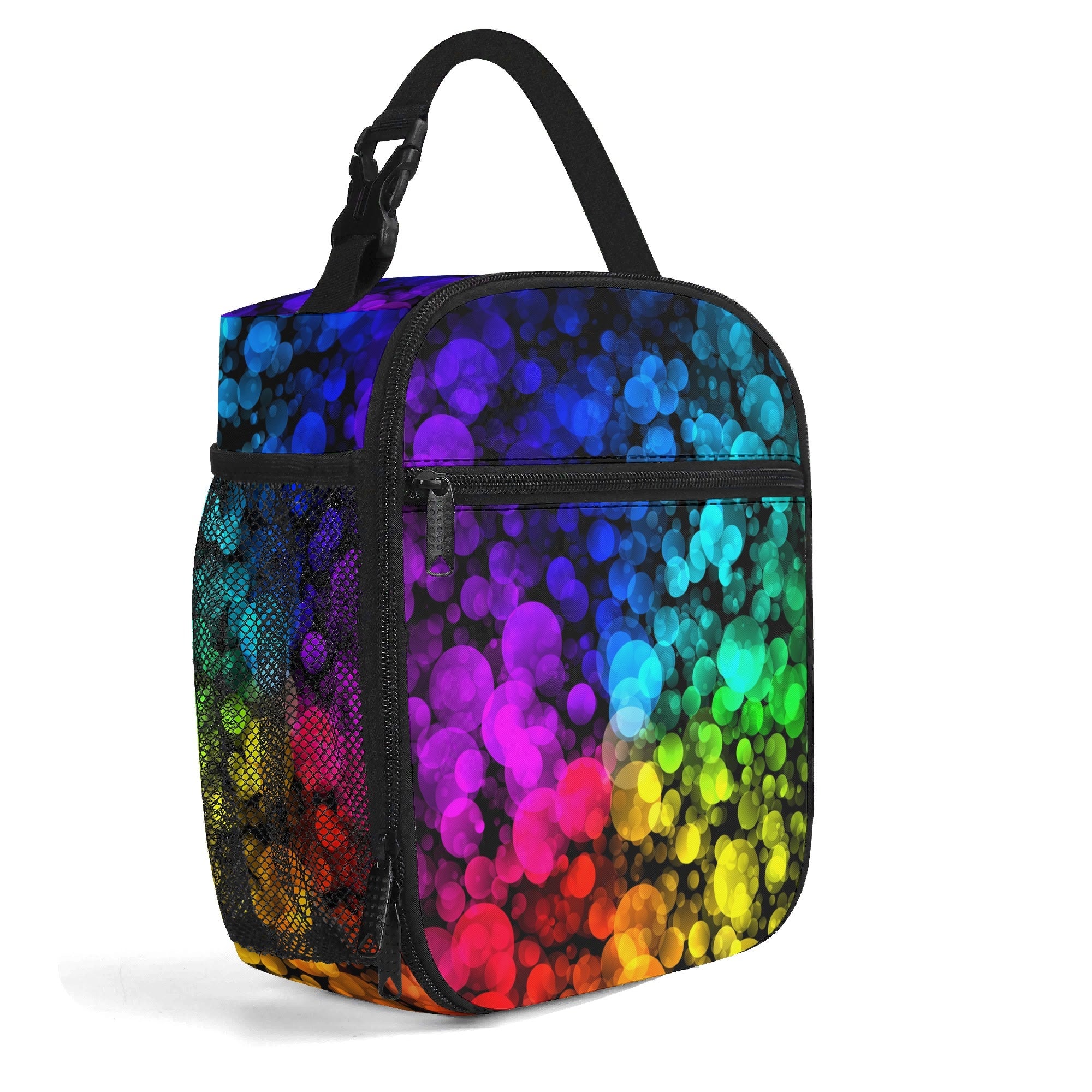 Rainbow Bubbles Insulated Lunch Bag - Offbeat Sweetie