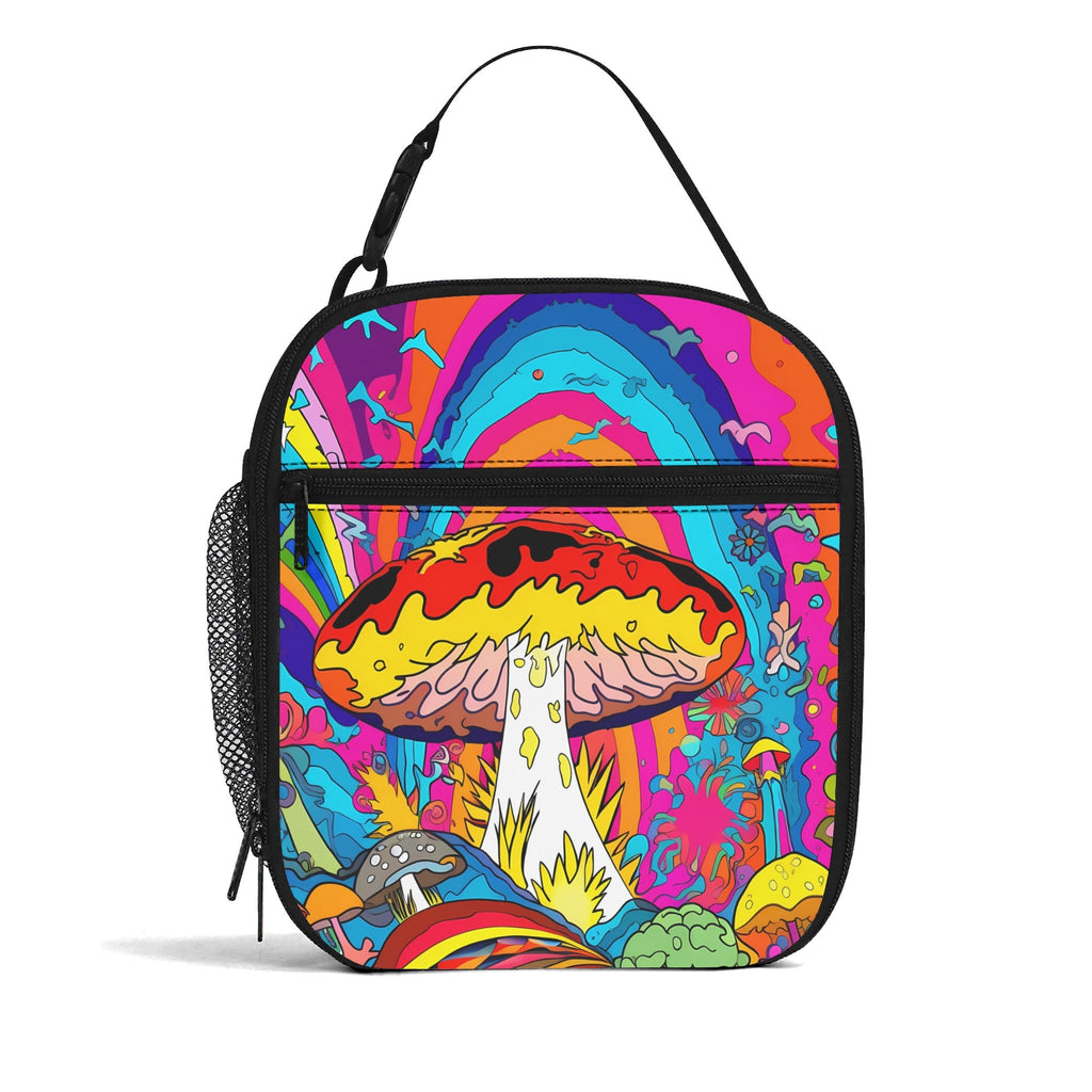 Psychedelic Mushies Insulated Lunch Bag - Offbeat Sweetie