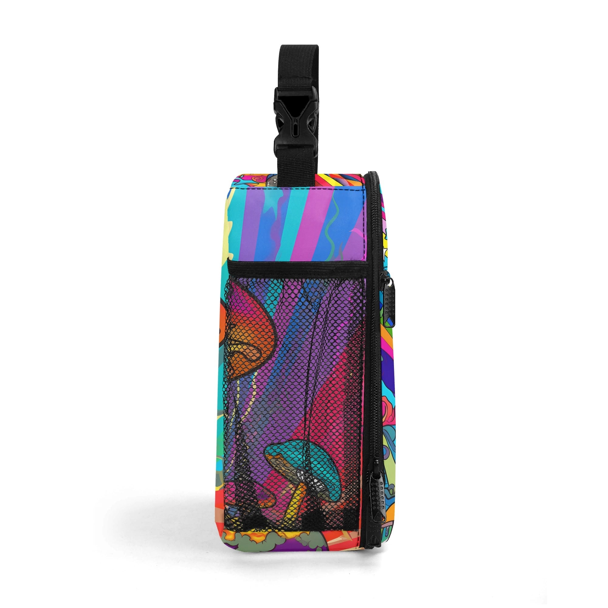 Psychedelic Mushies Insulated Lunch Bag - Offbeat Sweetie