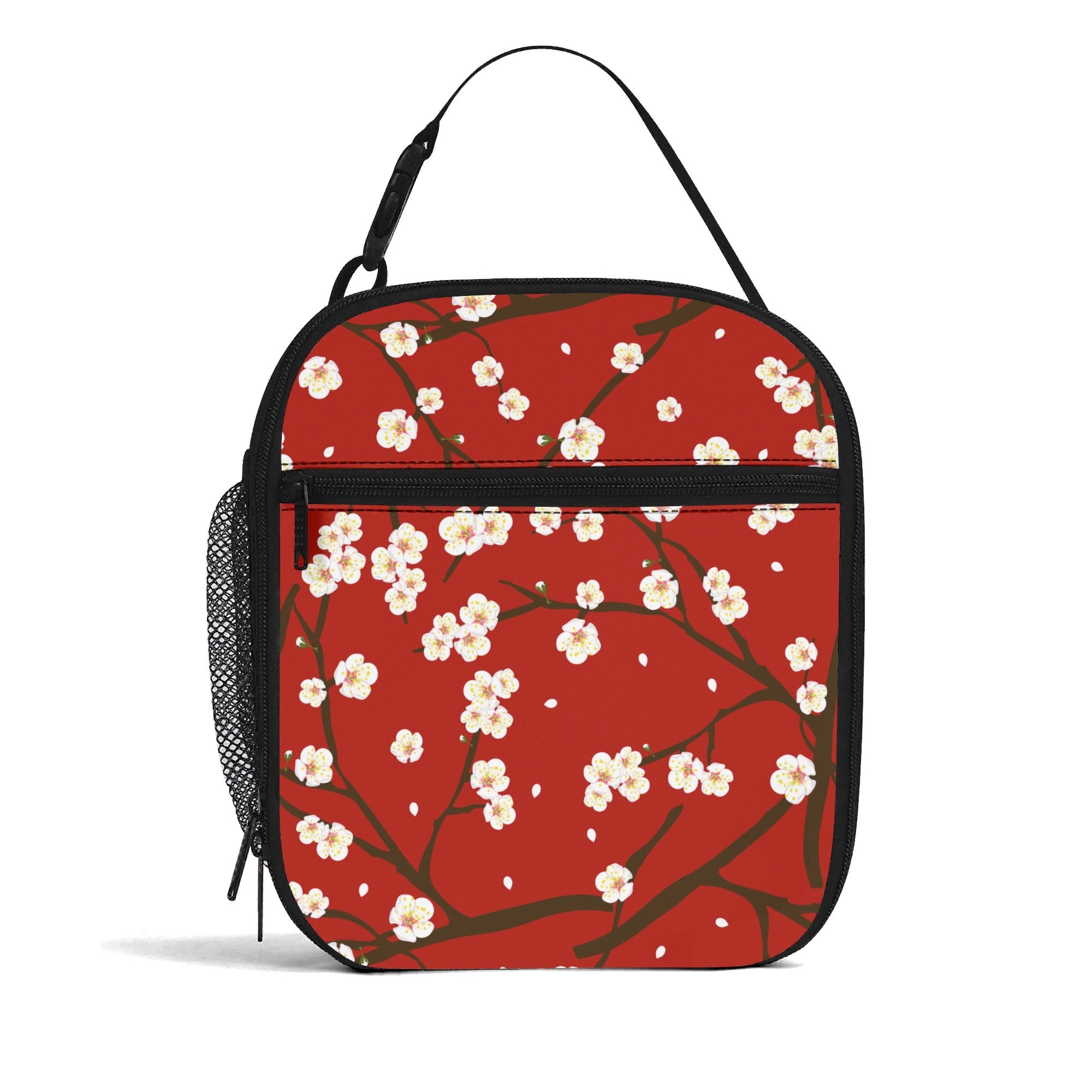 Plum Blossoms Insulated Lunch Bag - Offbeat Sweetie