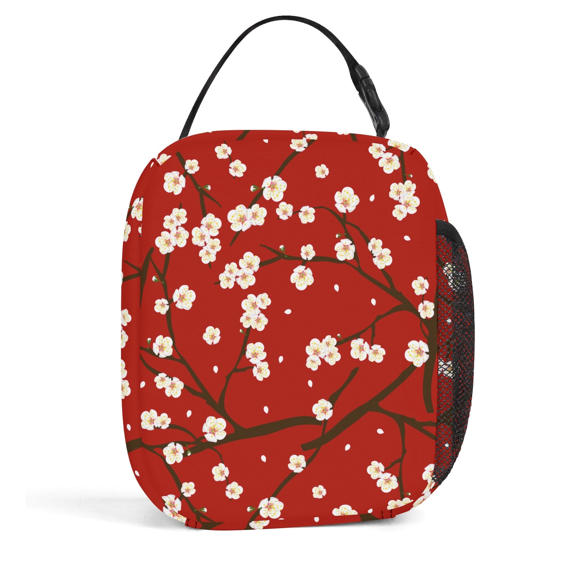Plum Blossoms Insulated Lunch Bag - Offbeat Sweetie