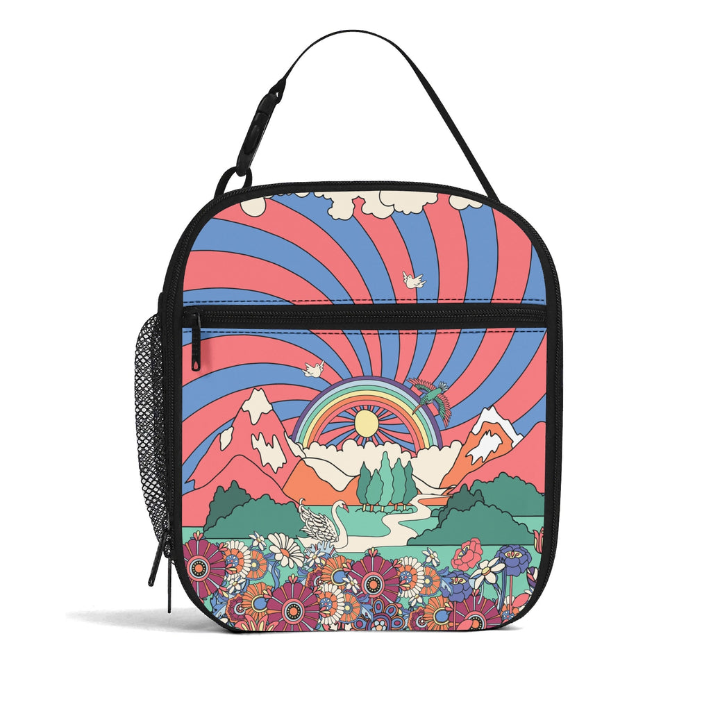 Peace And Love Insulated Lunch Bag - Offbeat Sweetie