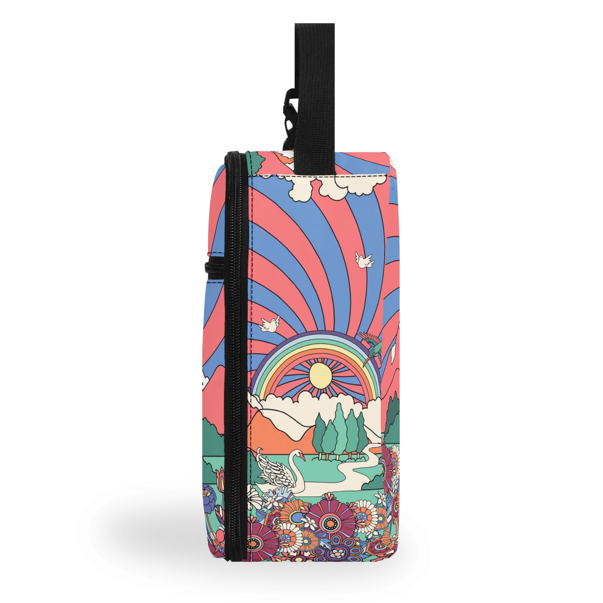Peace And Love Insulated Lunch Bag - Offbeat Sweetie