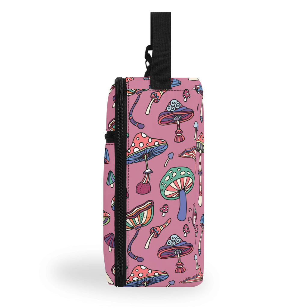 Retro Mushrooms Insulated Lunch Bag - Offbeat Sweetie