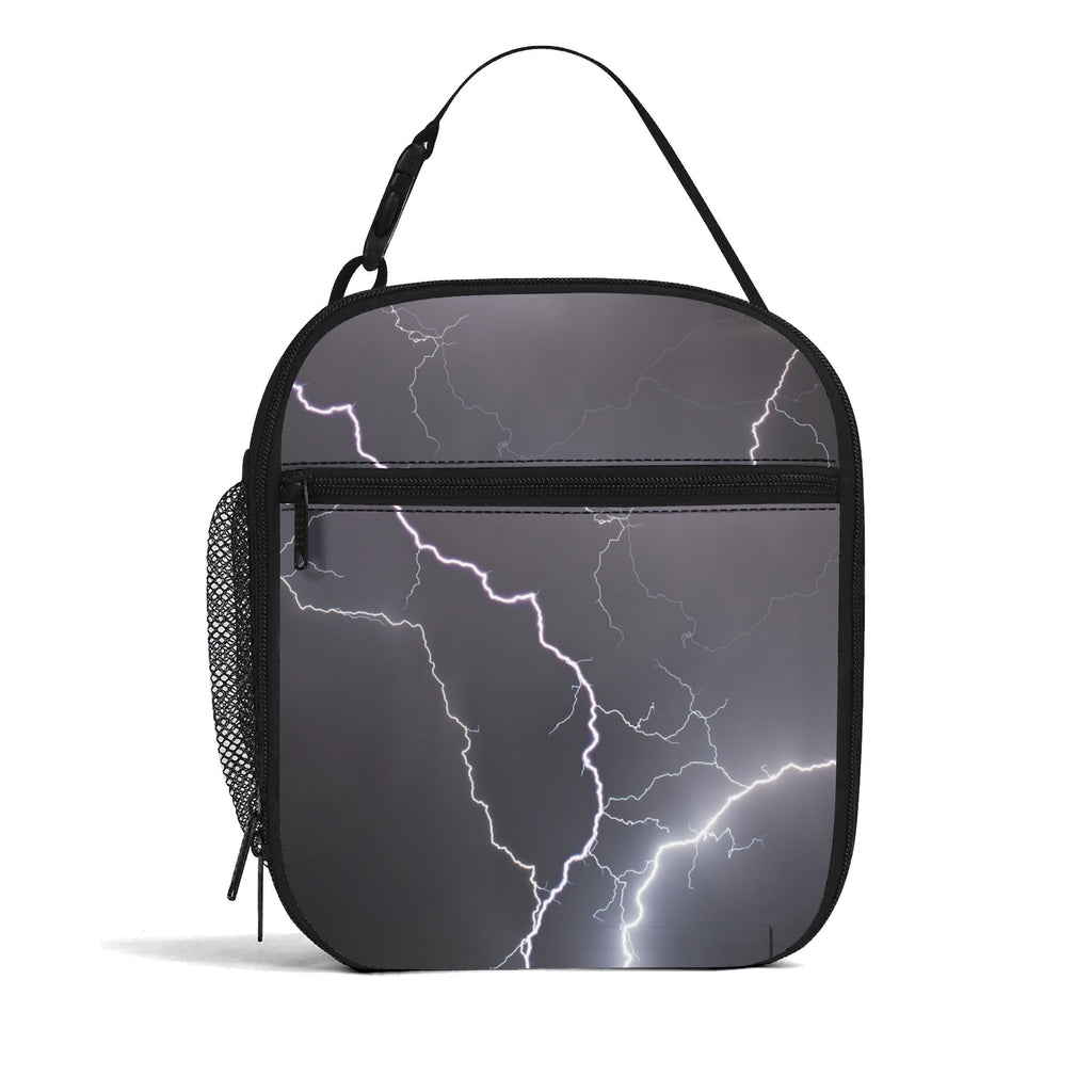 Lightning Crashes Insulated Lunch Bag - Offbeat Sweetie
