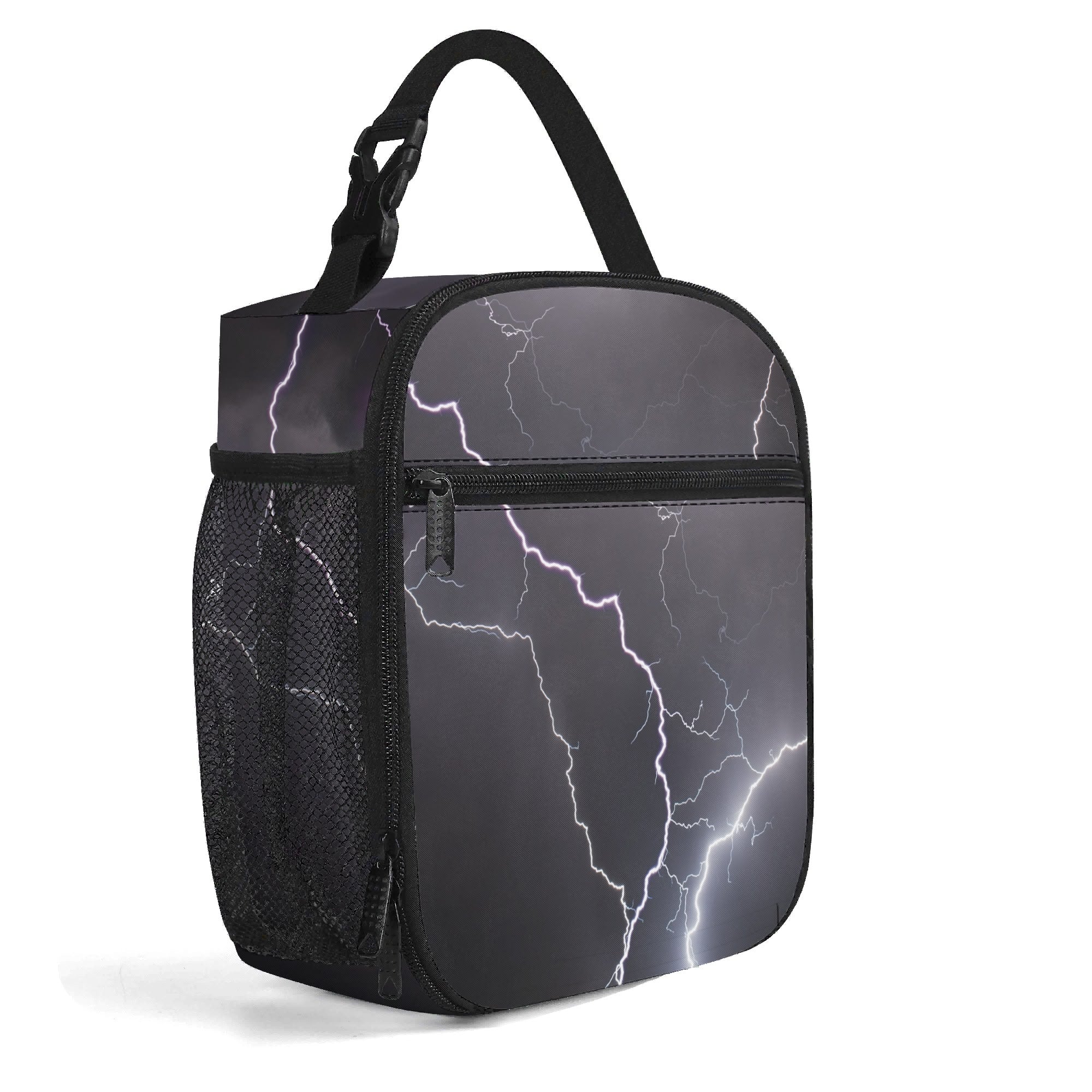 Lightning Crashes Insulated Lunch Bag - Offbeat Sweetie