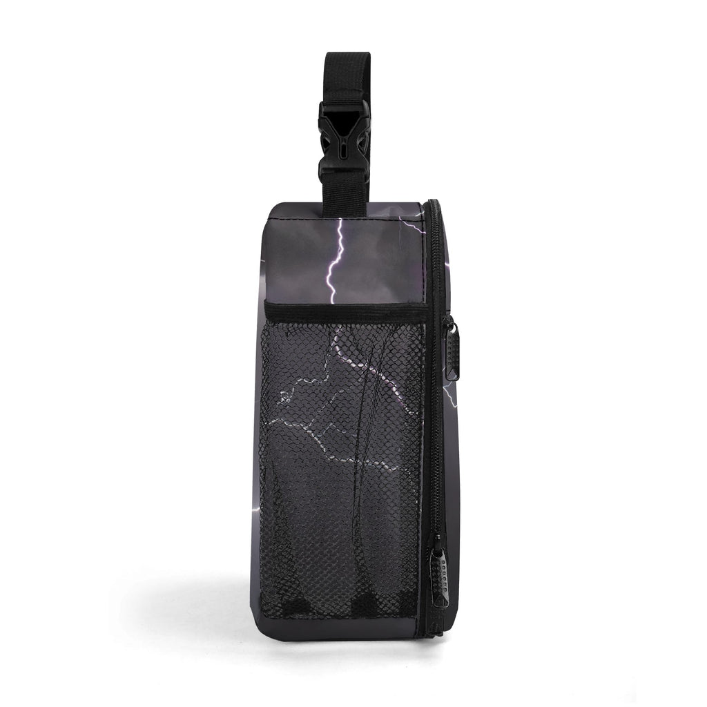 Lightning Crashes Insulated Lunch Bag - Offbeat Sweetie