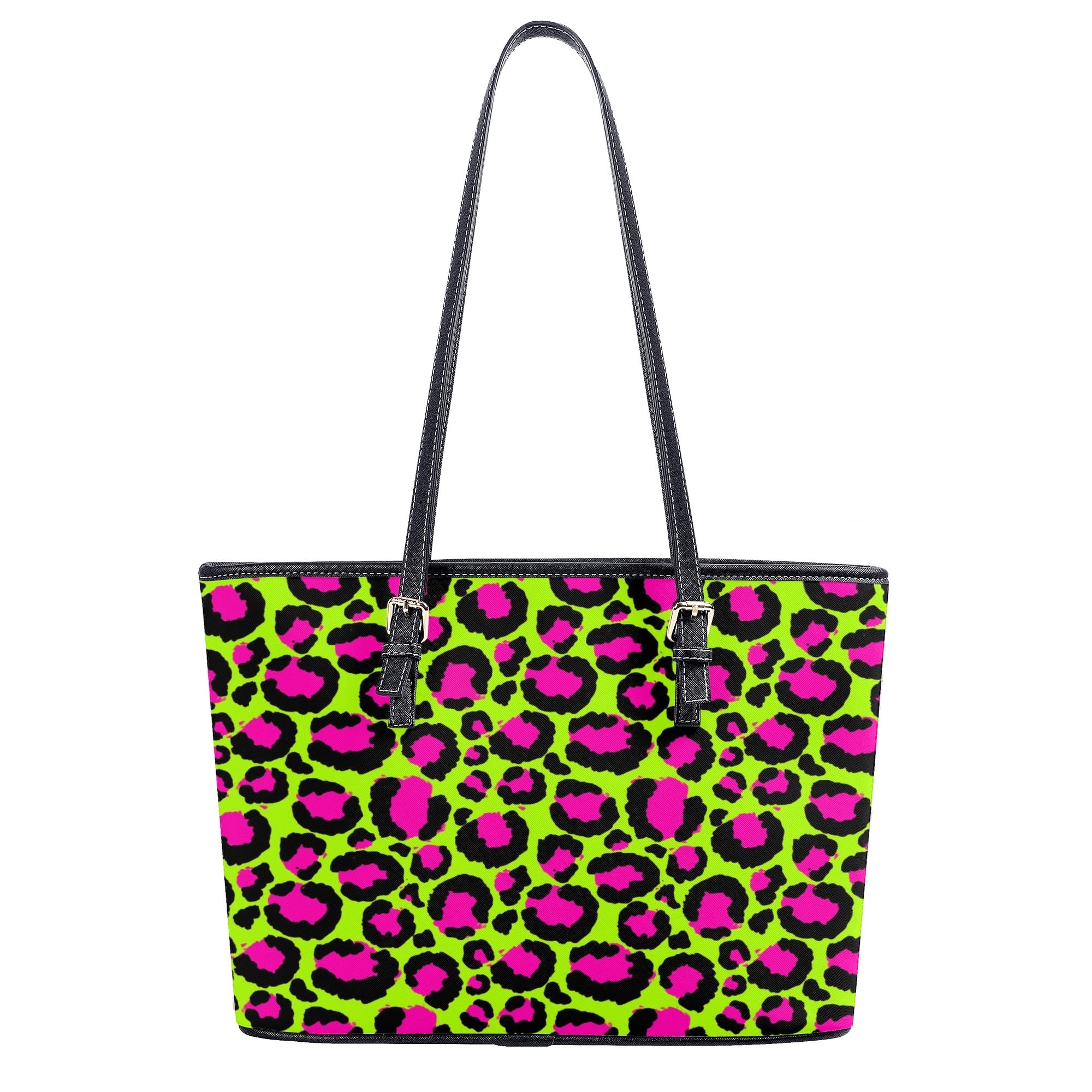 Neon Leopard Tote Bag - Offbeat Sweetie