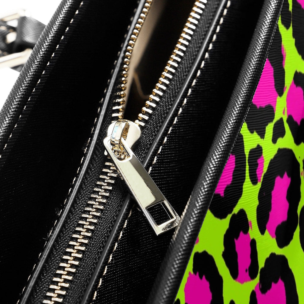 Neon Leopard Tote Bag - Offbeat Sweetie