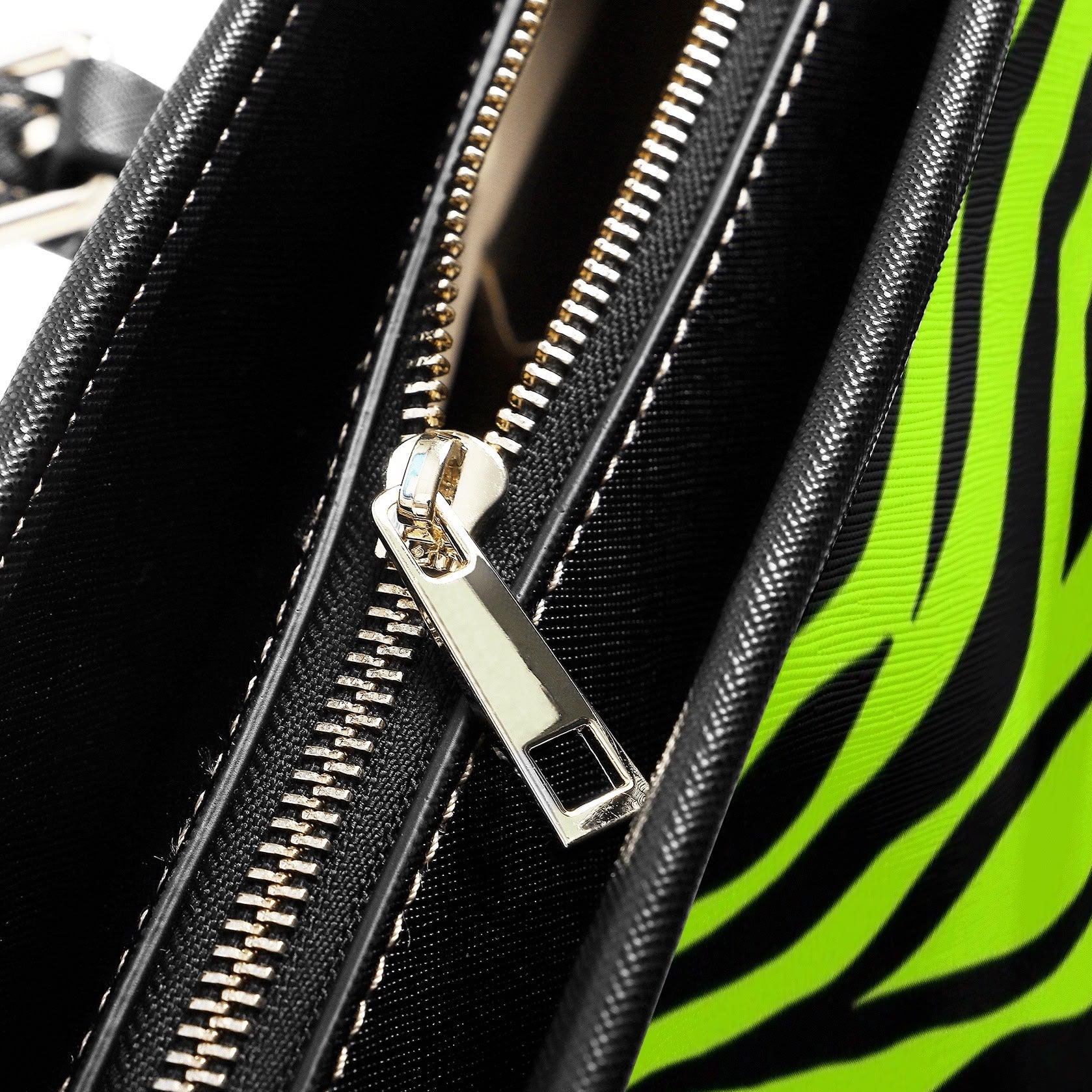 Neon Zebra Tote Bag - Offbeat Sweetie