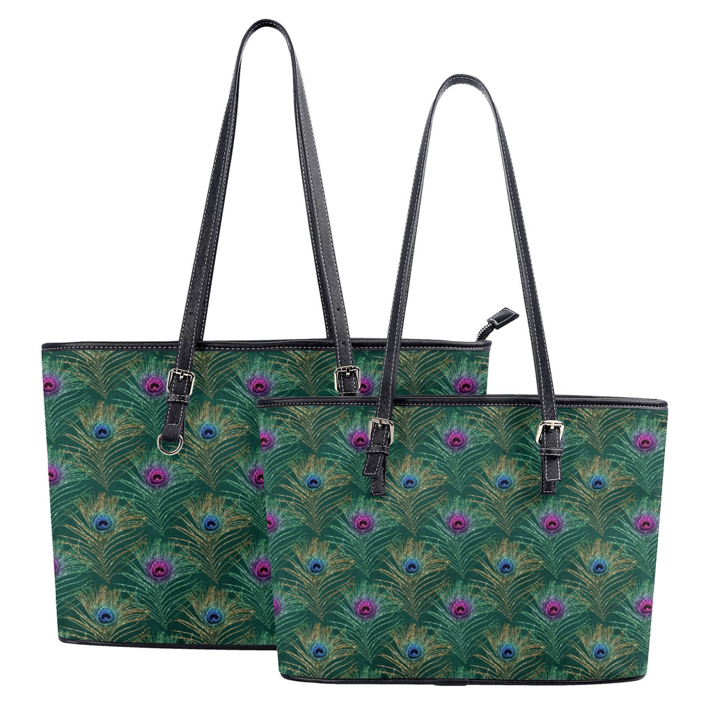 Peacock Feathers Tote Bag - Offbeat Sweetie