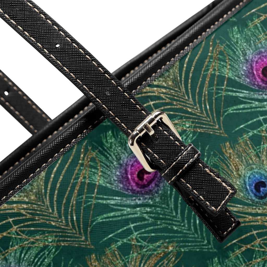 Peacock Feathers Tote Bag - Offbeat Sweetie
