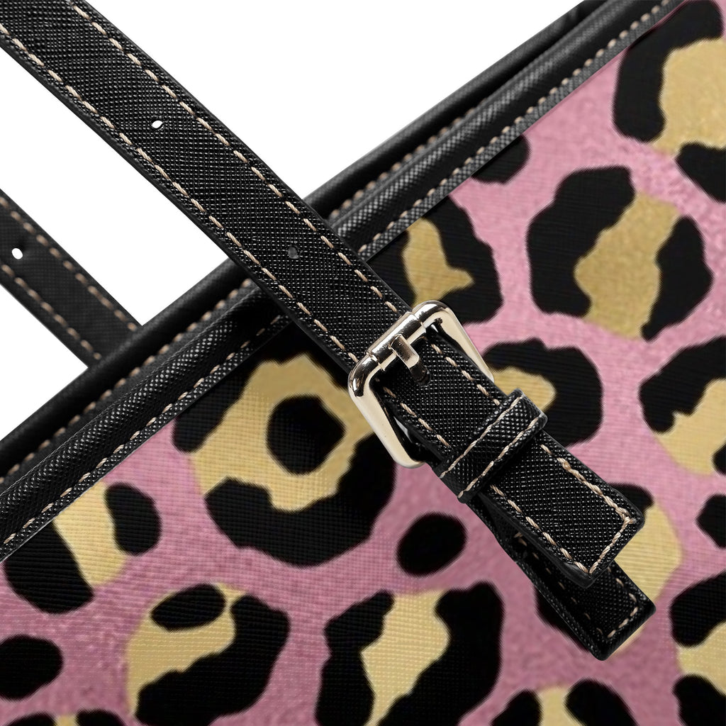 Pink Leopard Tote Bag - Offbeat Sweetie