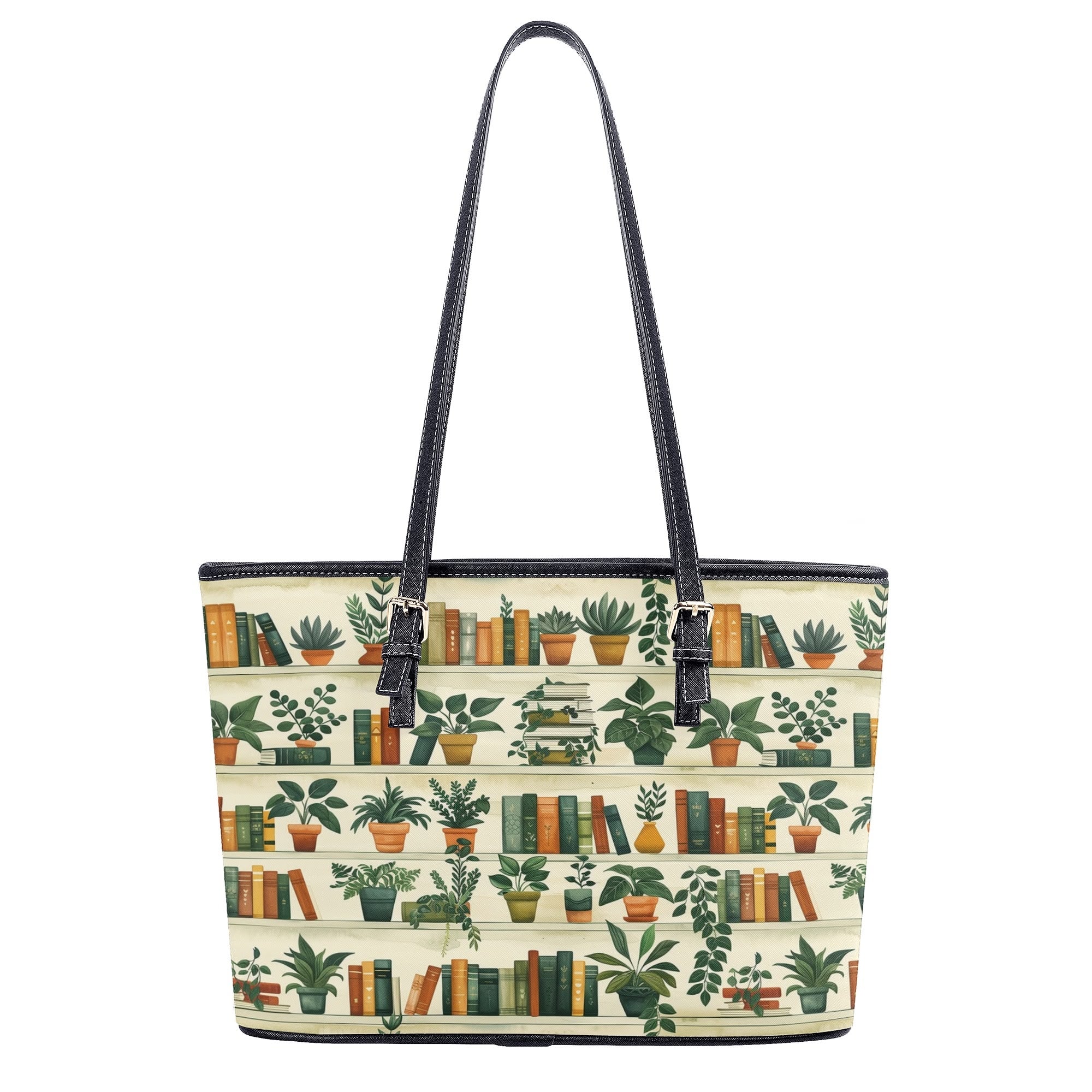 Books And Plants Tote Bag - Offbeat Sweetie