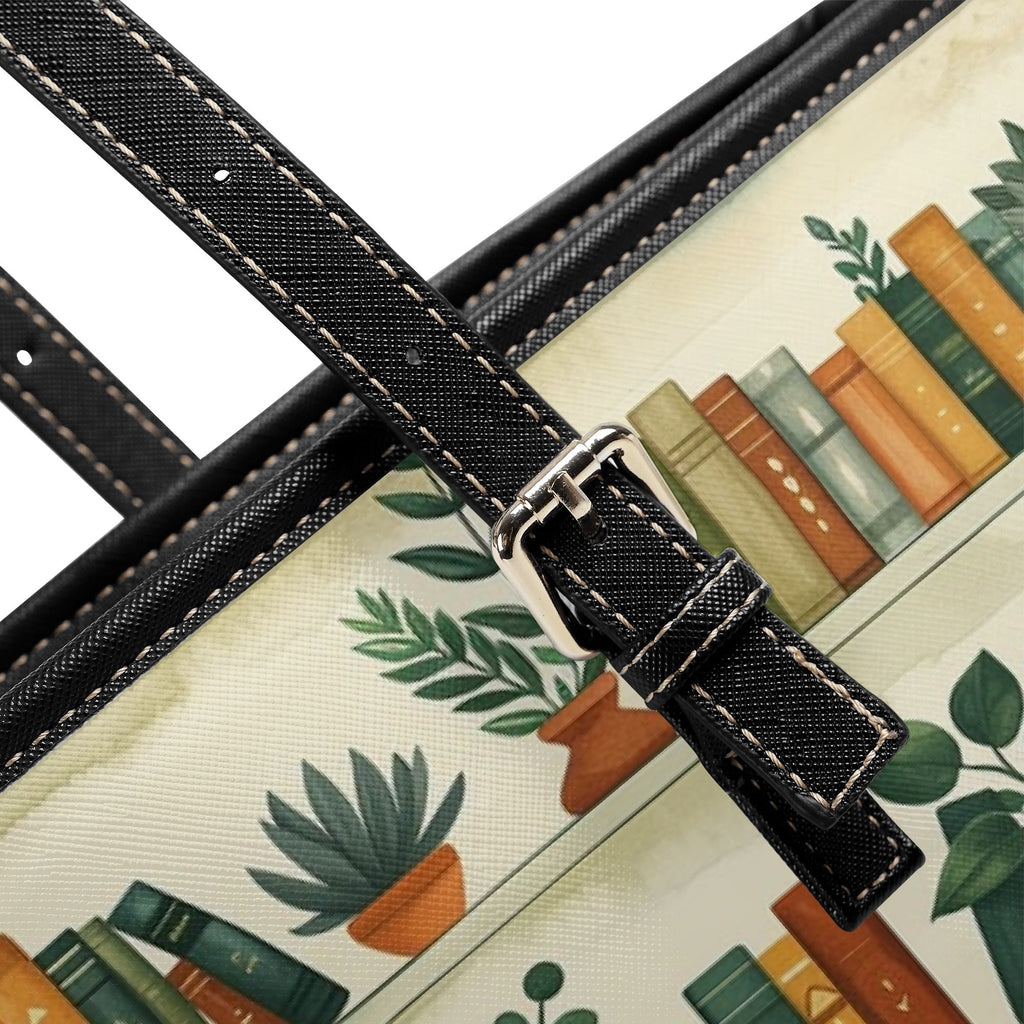 Books And Plants Tote Bag - Offbeat Sweetie