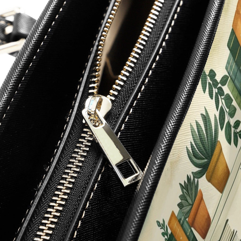 Books And Plants Tote Bag - Offbeat Sweetie