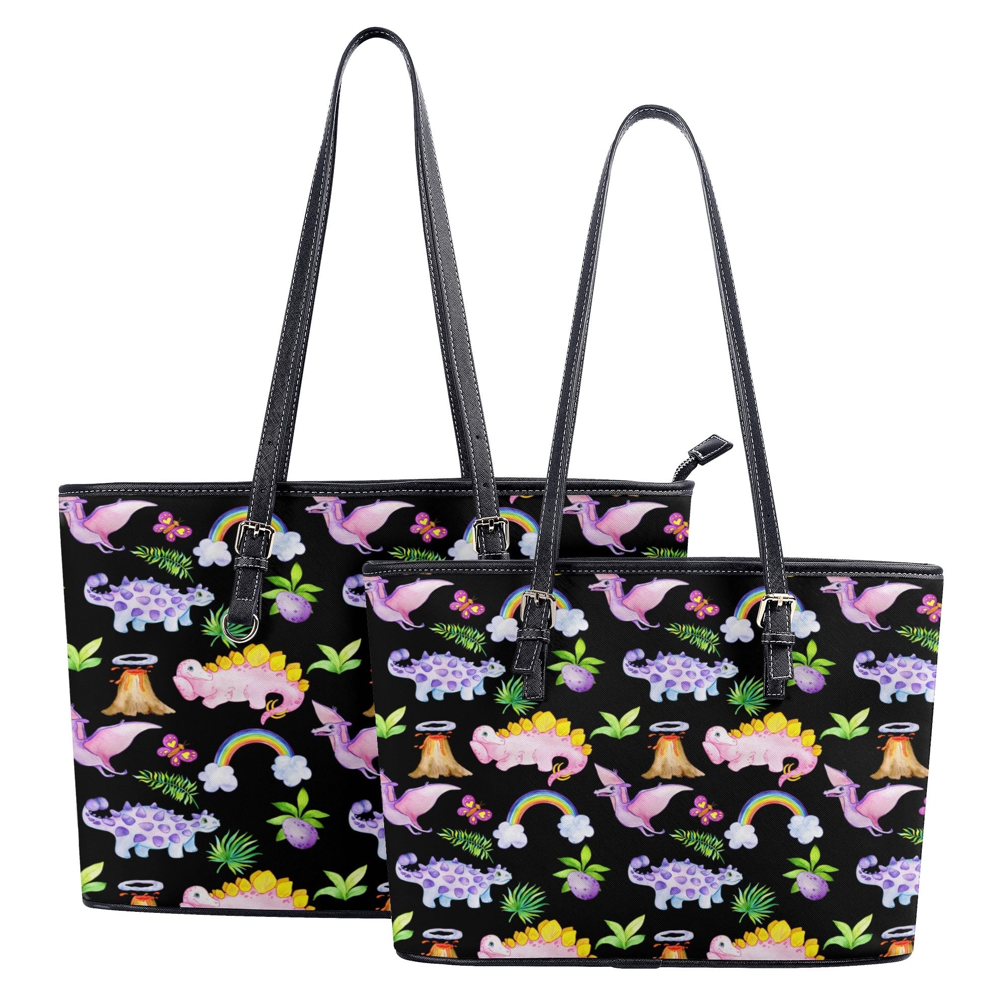 Happy Dinos Tote Bag - Offbeat Sweetie