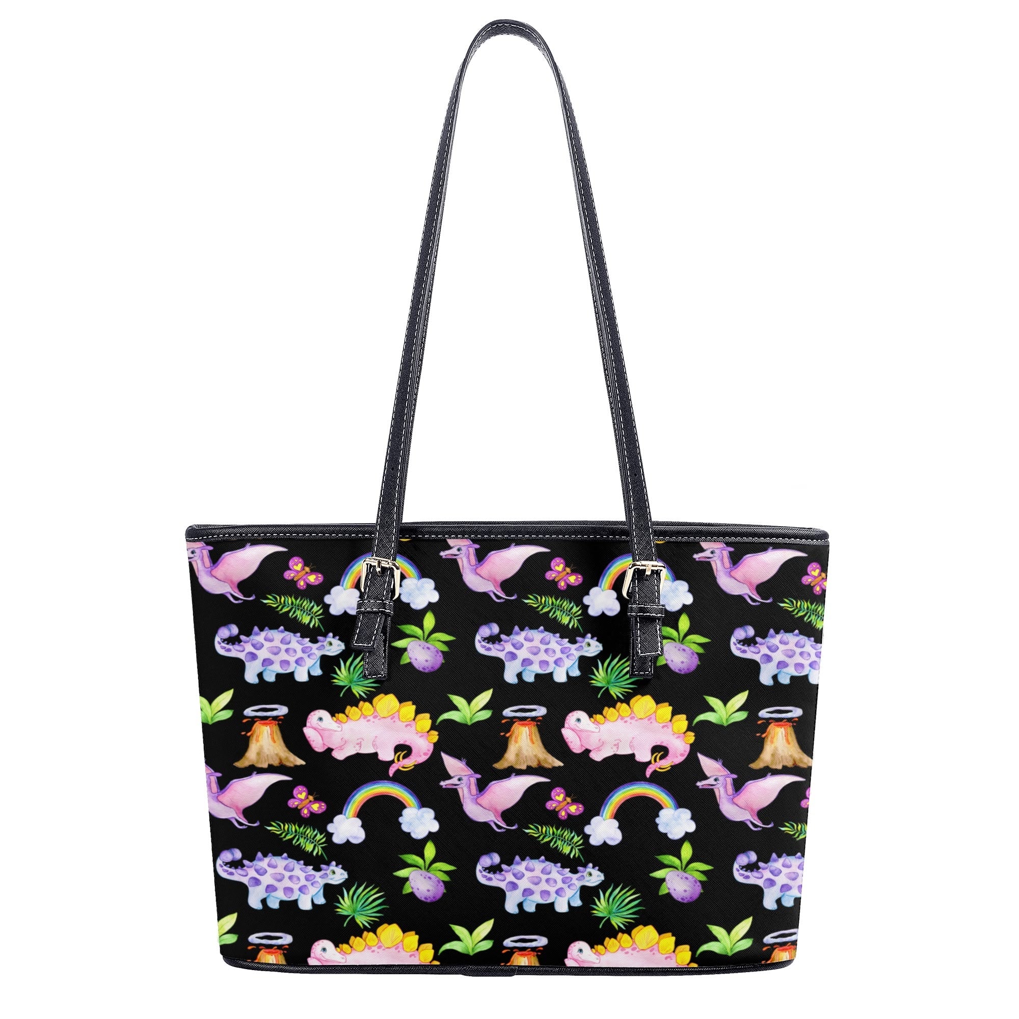 Happy Dinos Tote Bag - Offbeat Sweetie
