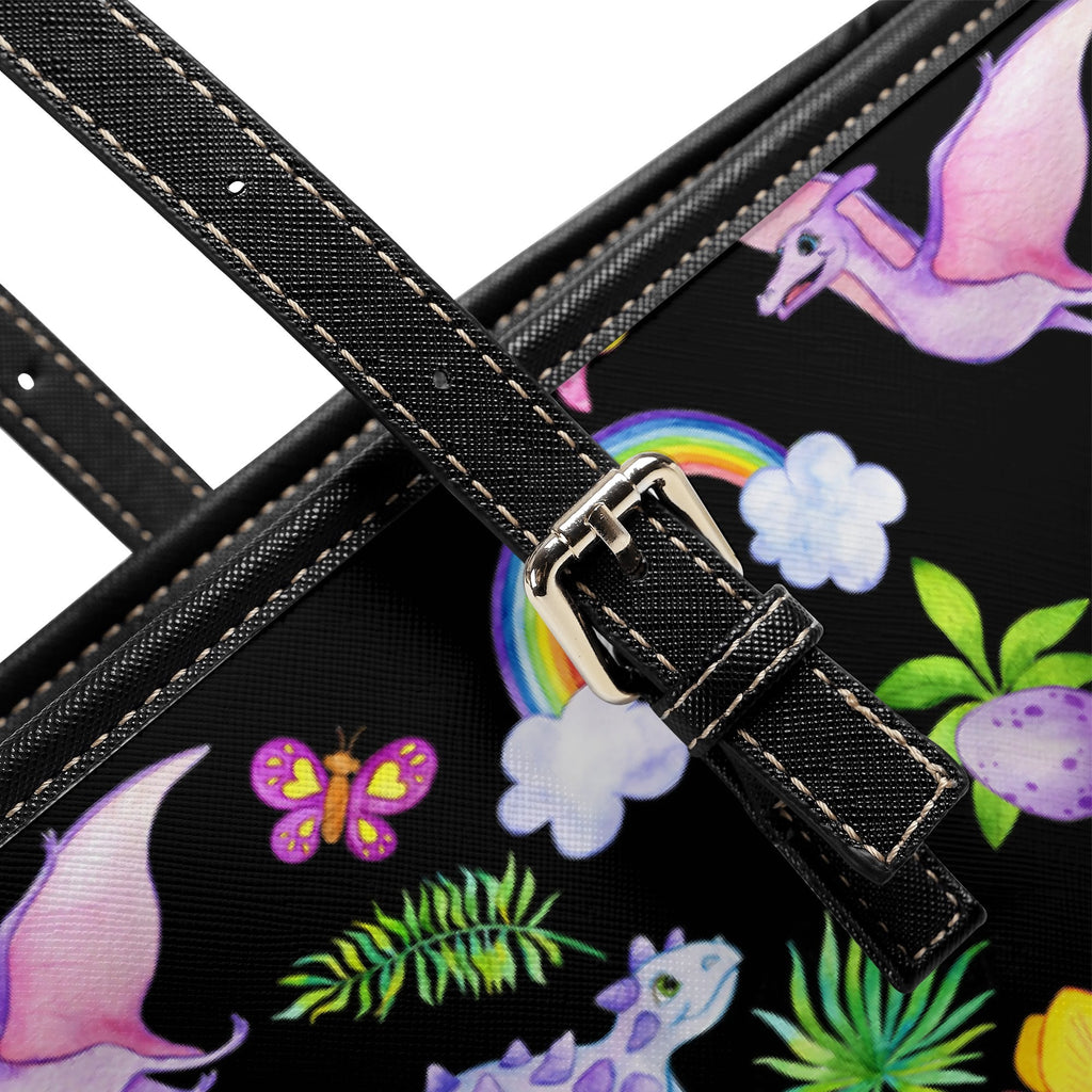 Happy Dinos Tote Bag - Offbeat Sweetie