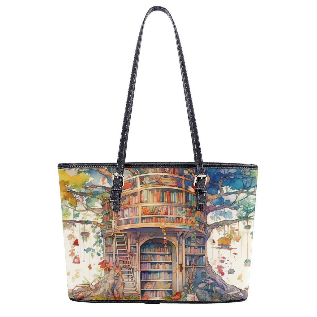 Tree Library Tote Bag - Offbeat Sweetie