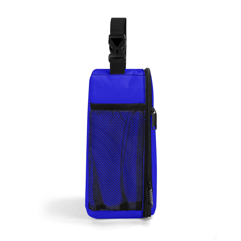 Vivid Blue Insulated Lunch Bag - Offbeat Sweetie