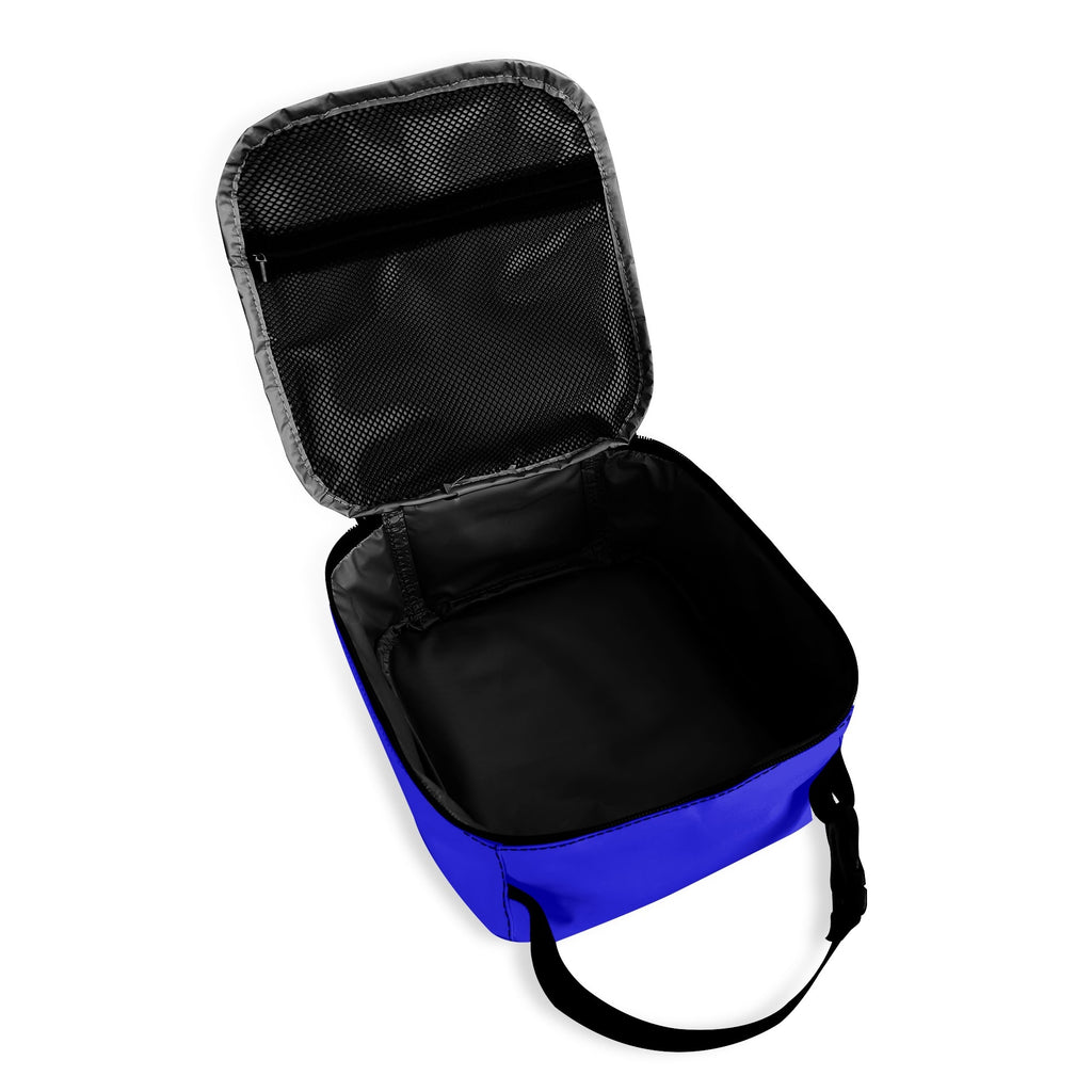 Vivid Blue Insulated Lunch Bag - Offbeat Sweetie