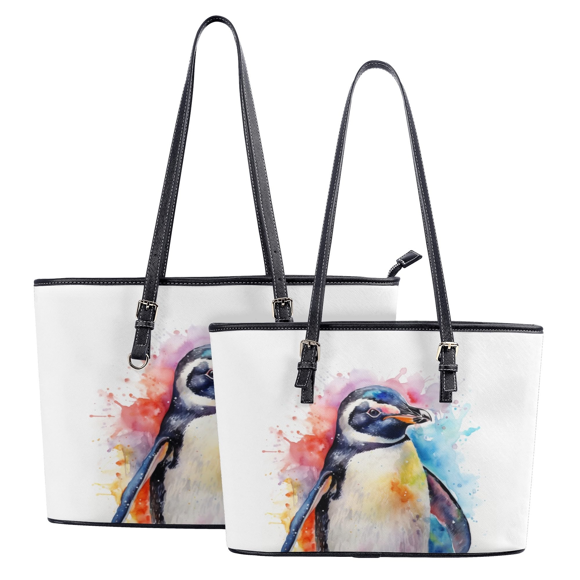 Watercolour Penguin Tote Bag - Offbeat Sweetie