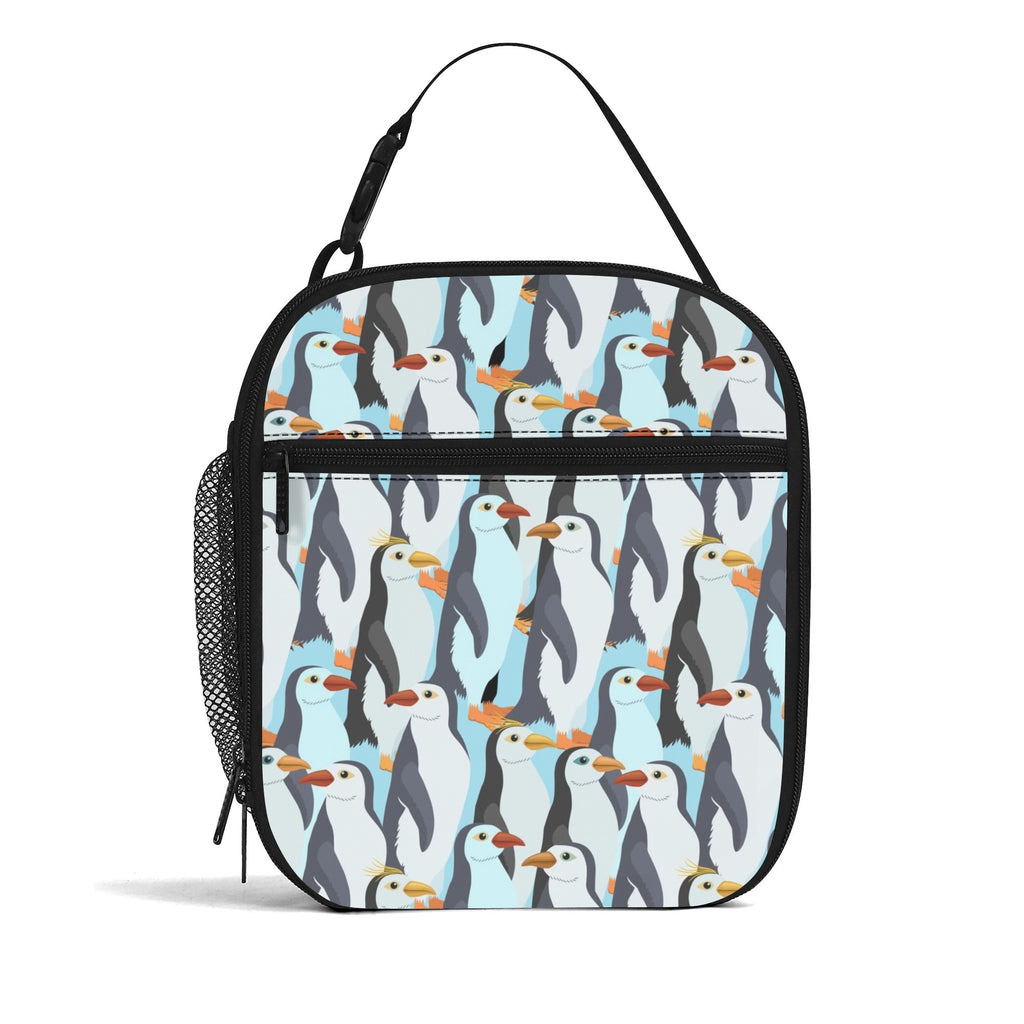 Penguin Party Insulated Lunch Bag - Offbeat Sweetie