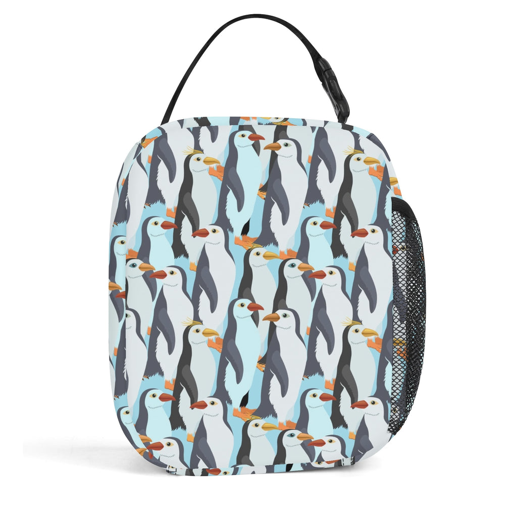 Penguin Party Insulated Lunch Bag - Offbeat Sweetie