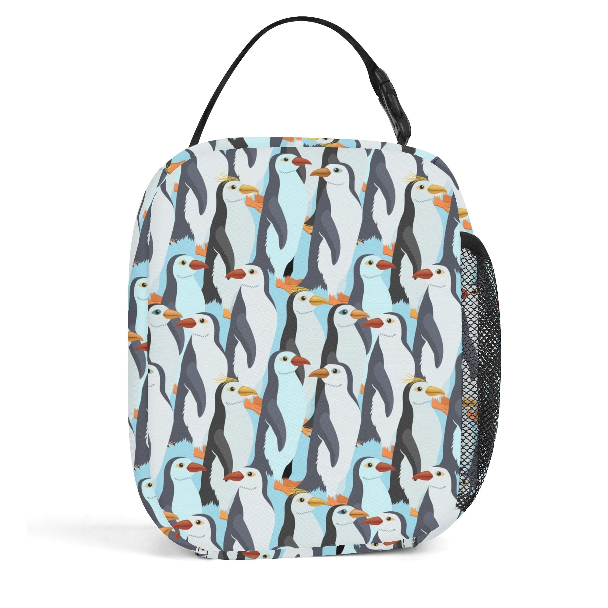 Penguin Party Insulated Lunch Bag - Offbeat Sweetie
