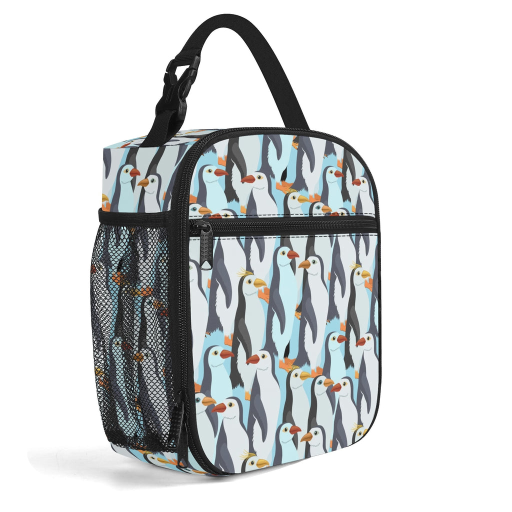 Penguin Party Insulated Lunch Bag - Offbeat Sweetie
