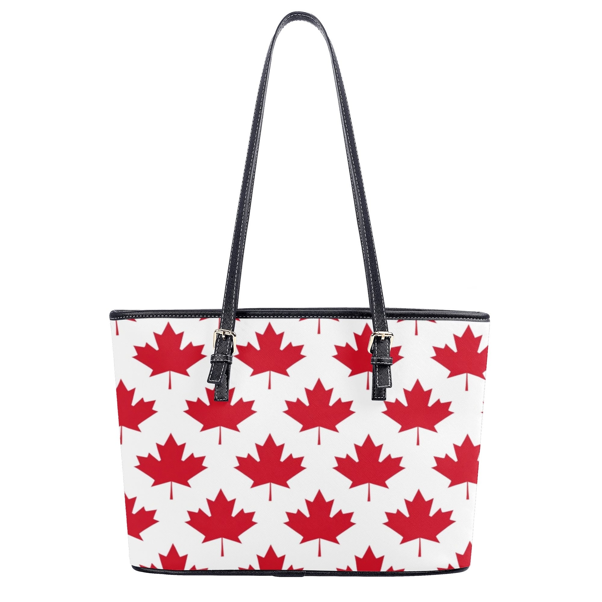 Maple Leaves White Tote Bag - Offbeat Sweetie