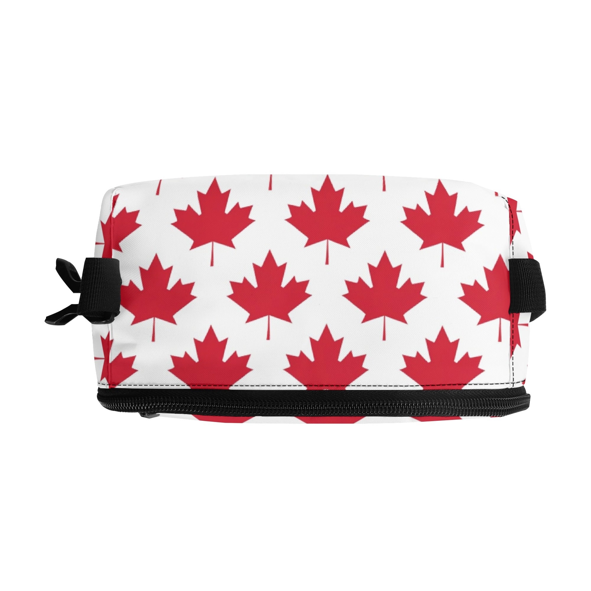 Maple Leaves White Insulated Lunch Bag - Offbeat Sweetie