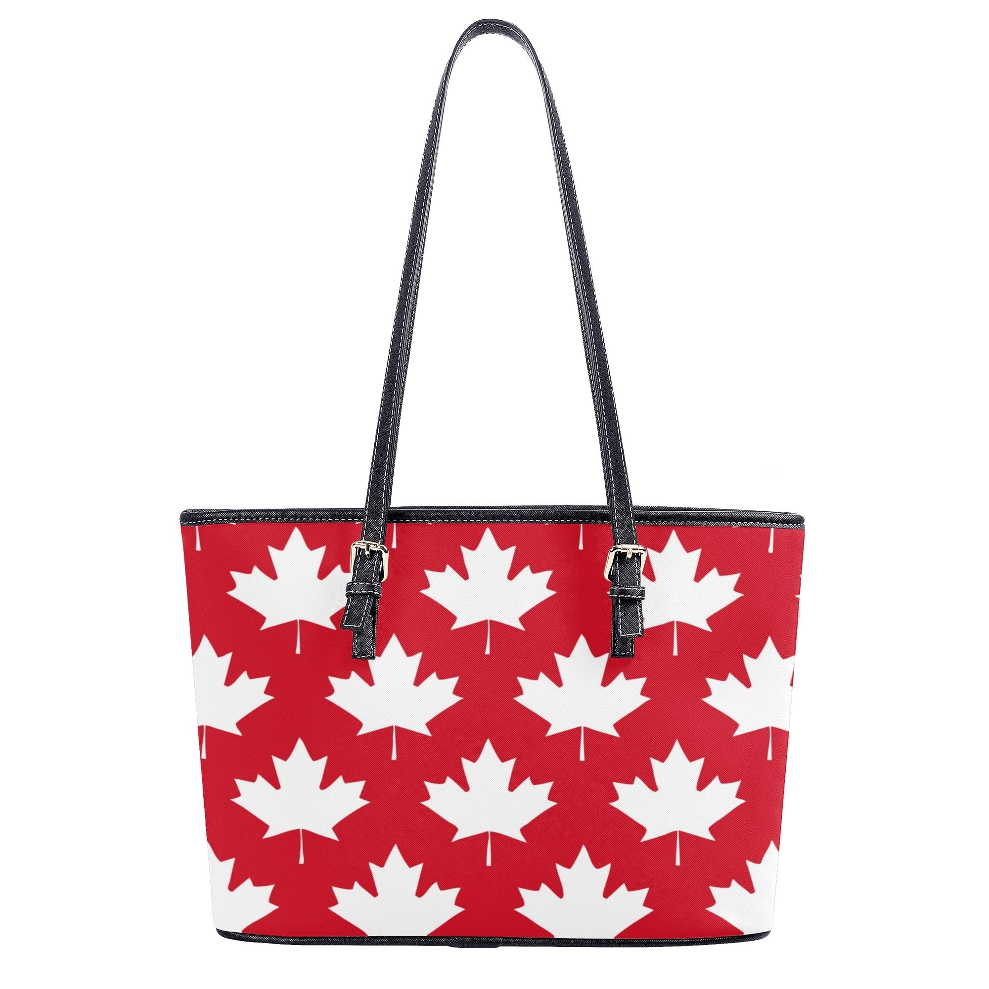 Maple Leaves Red Tote Bag - Offbeat Sweetie