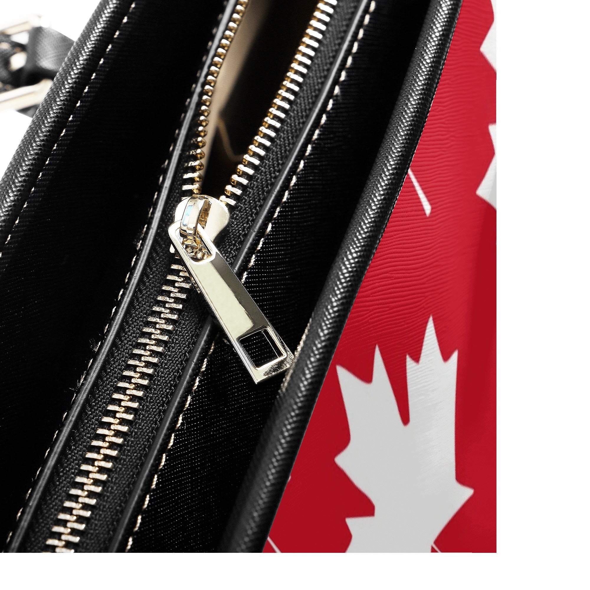 Maple Leaves Red Tote Bag - Offbeat Sweetie