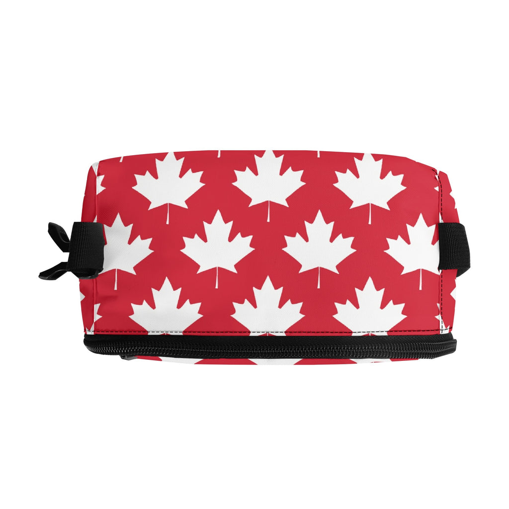 Maple Leaves Red Insulated Lunch Bag - Offbeat Sweetie